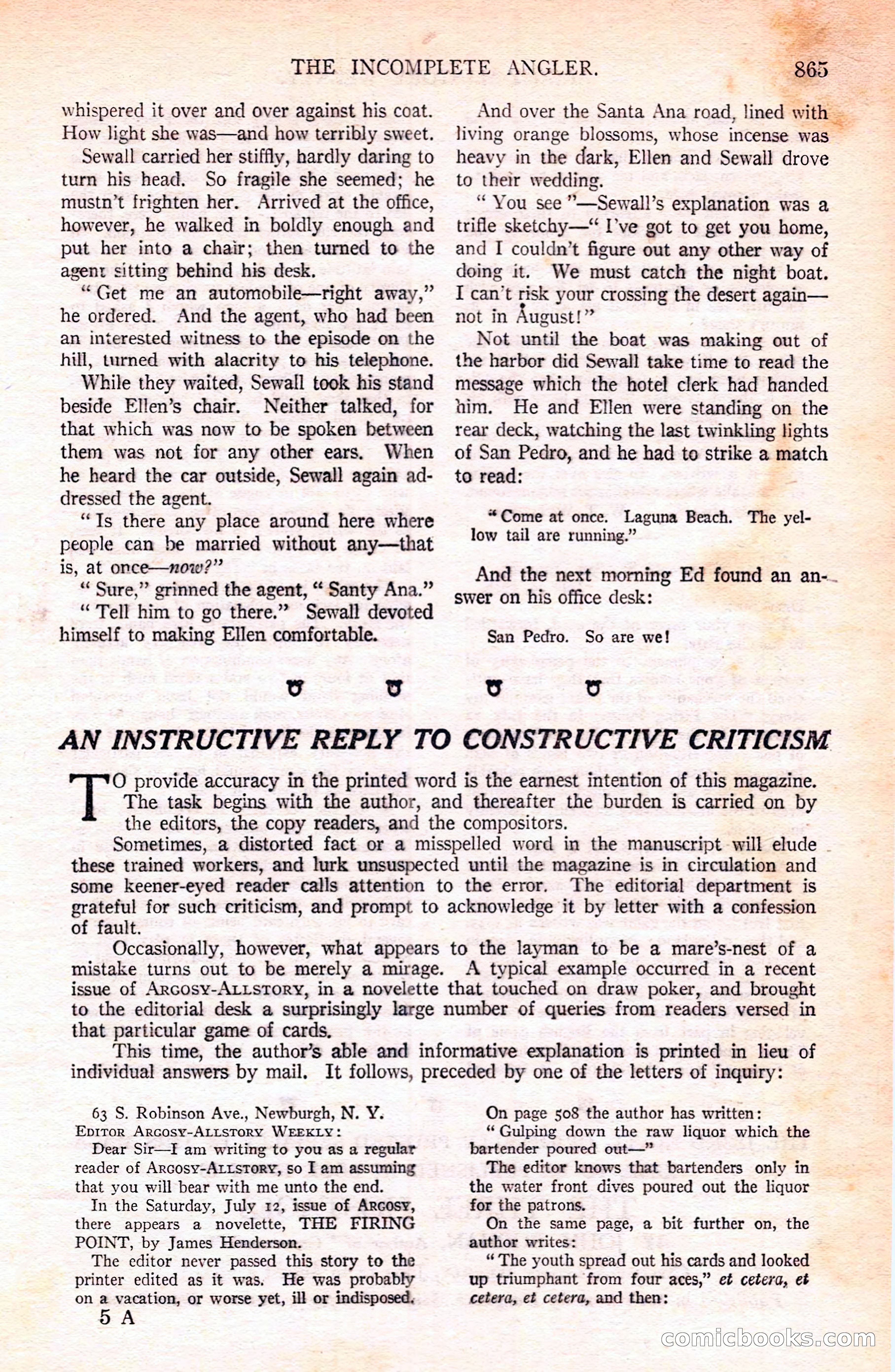 Argosy All-Story Weekly — page 75 of 180