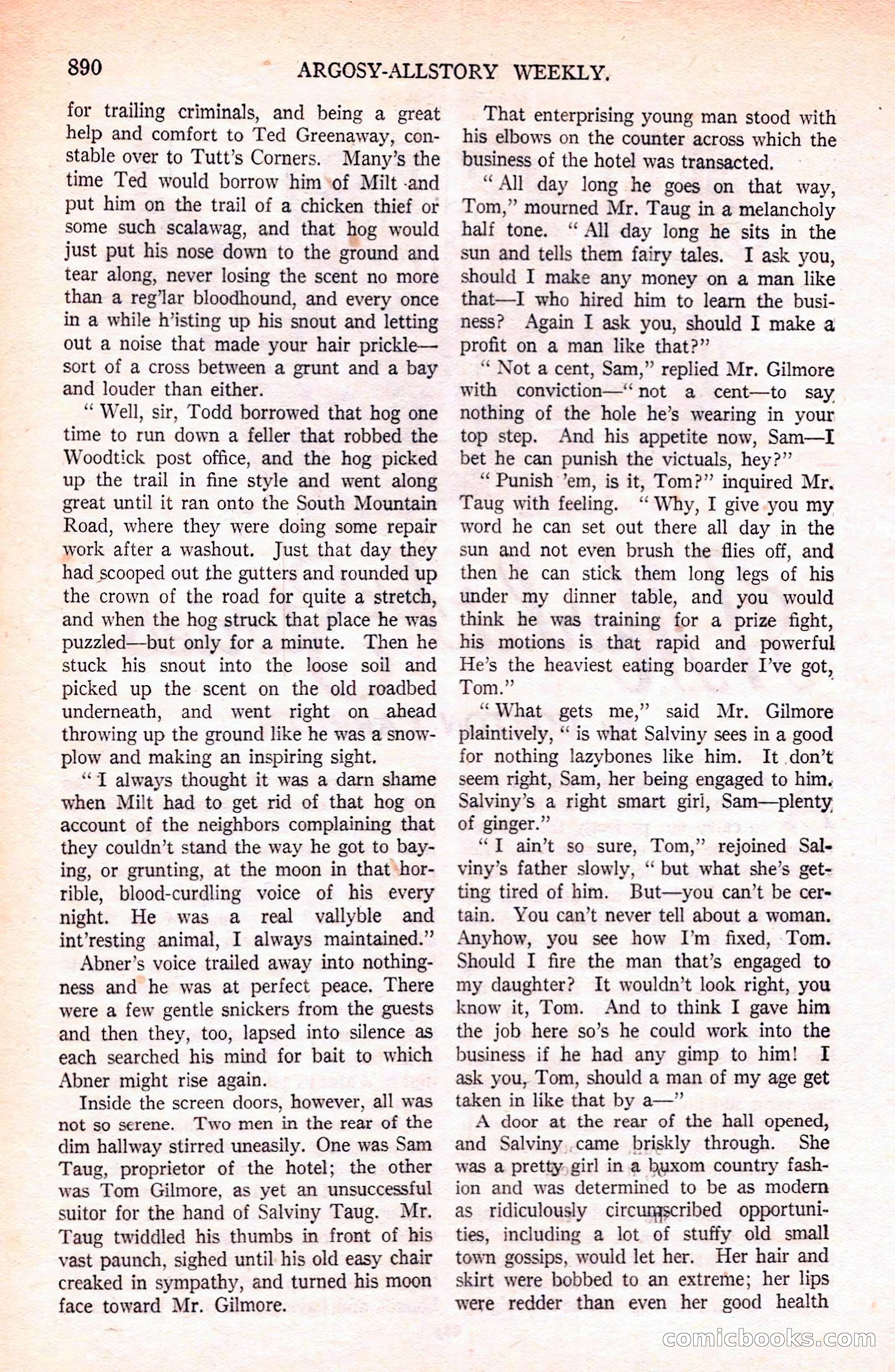 Argosy All-Story Weekly — page 100 of 180