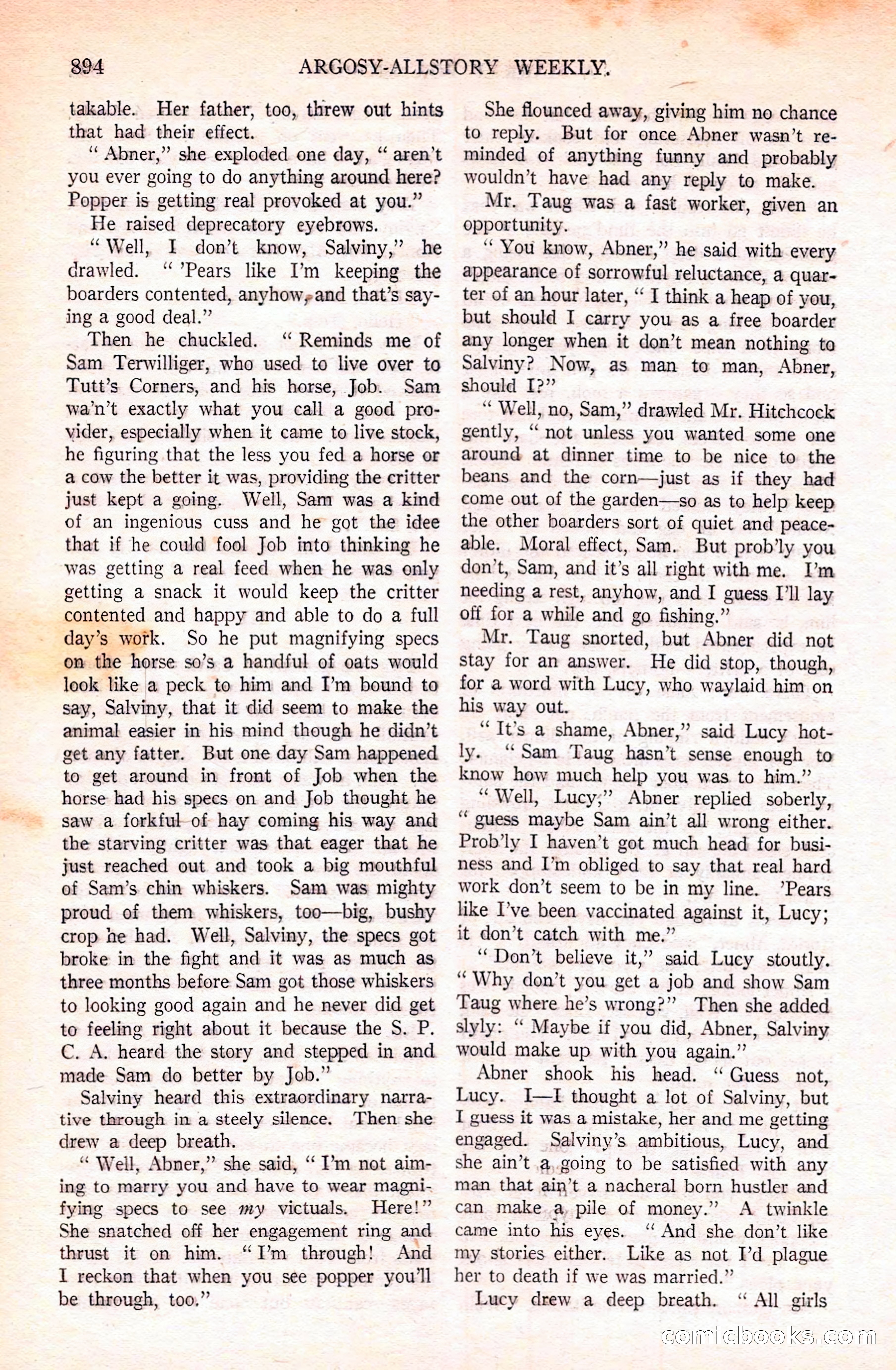 Argosy All-Story Weekly — page 104 of 180
