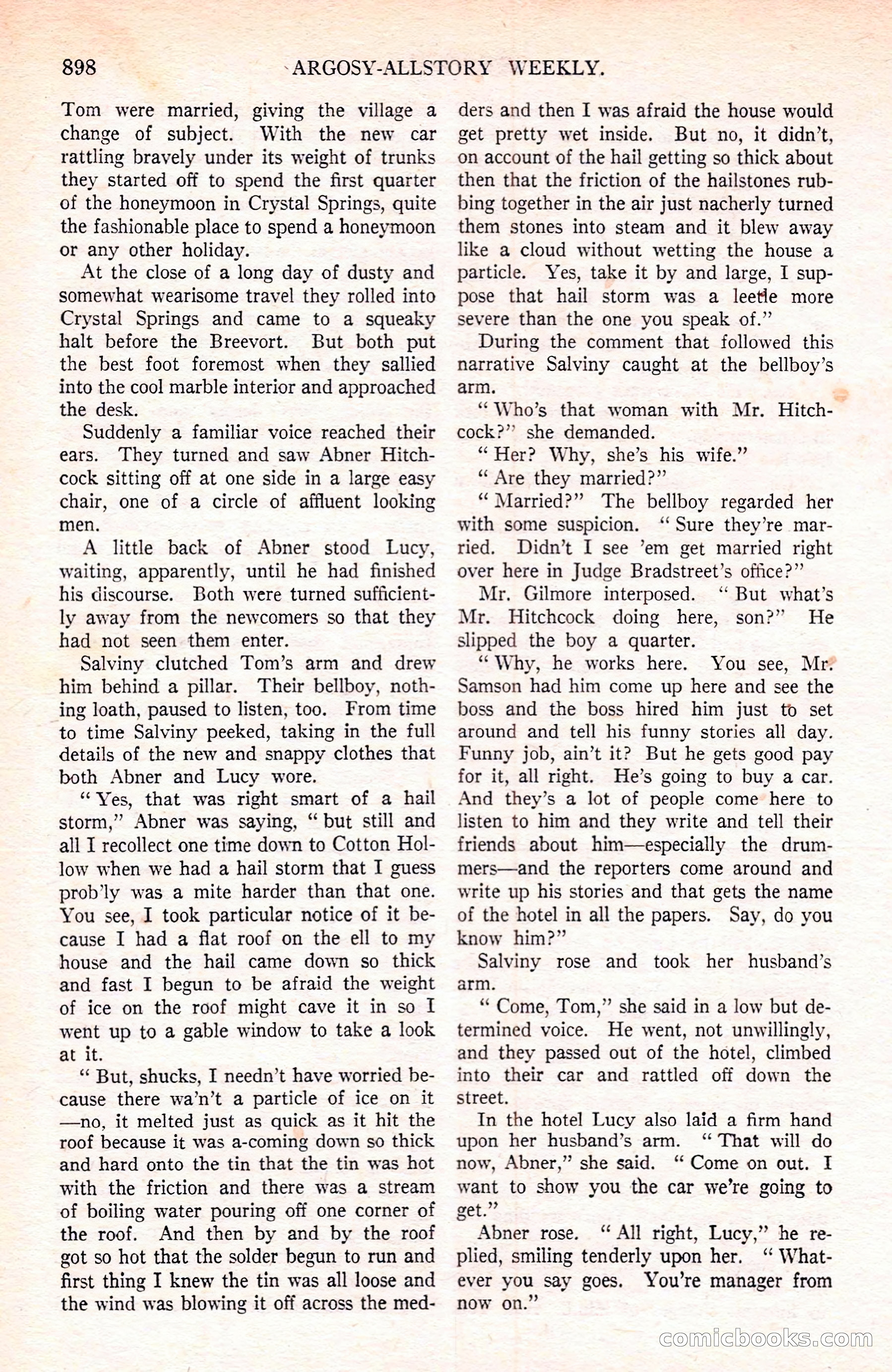 Argosy All-Story Weekly — page 108 of 180