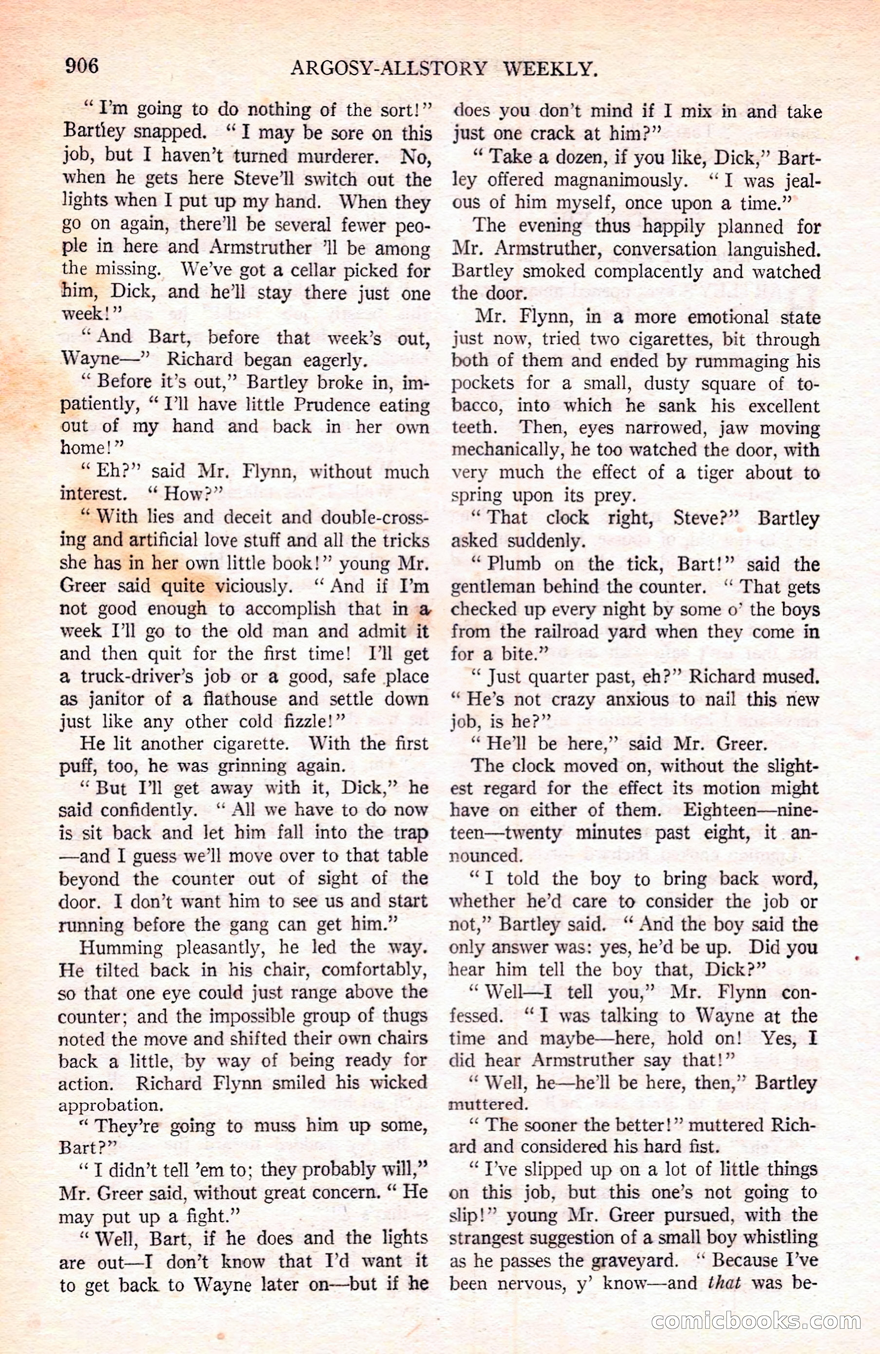 Argosy All-Story Weekly — page 116 of 180