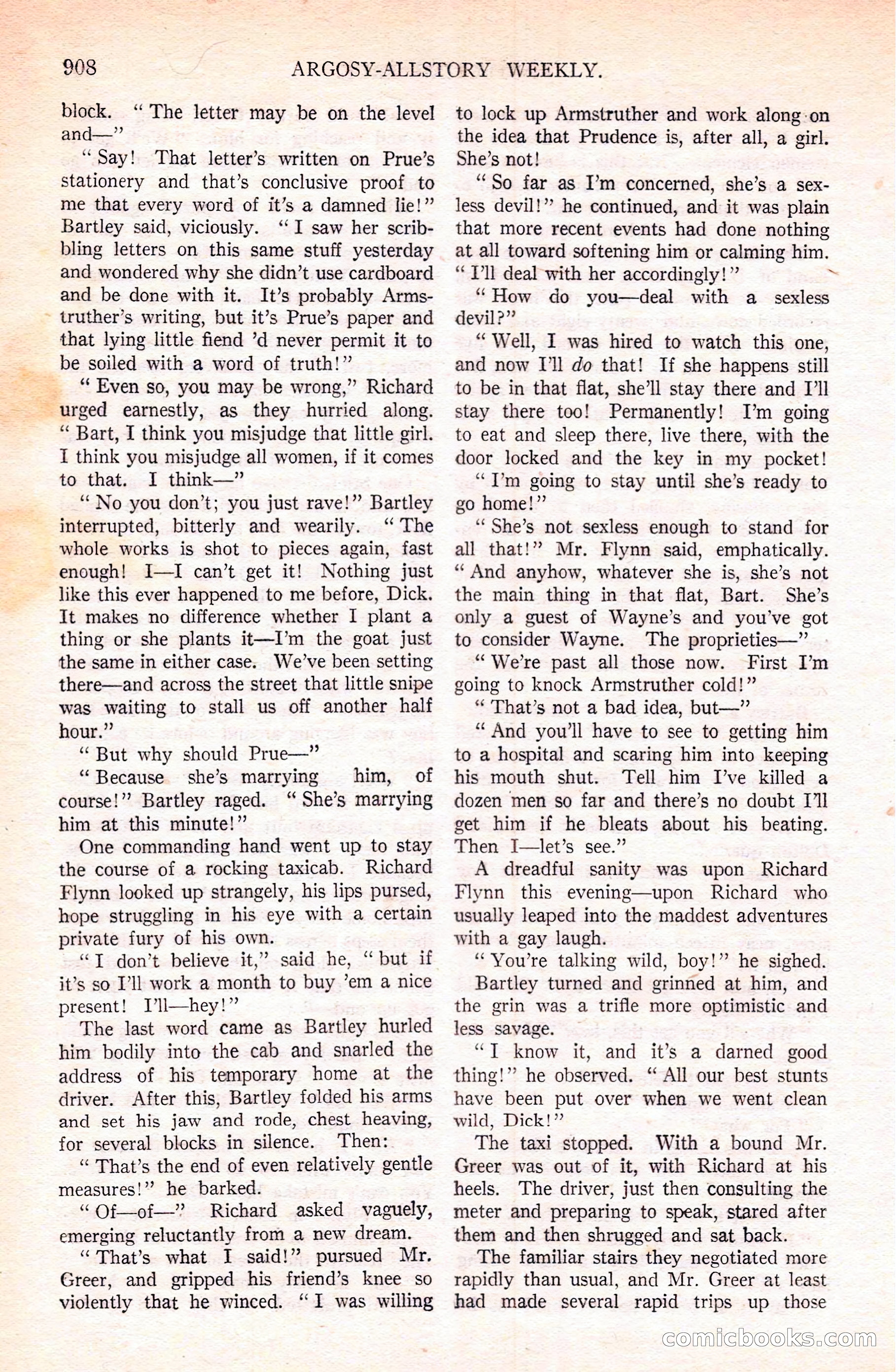Argosy All-Story Weekly — page 118 of 180