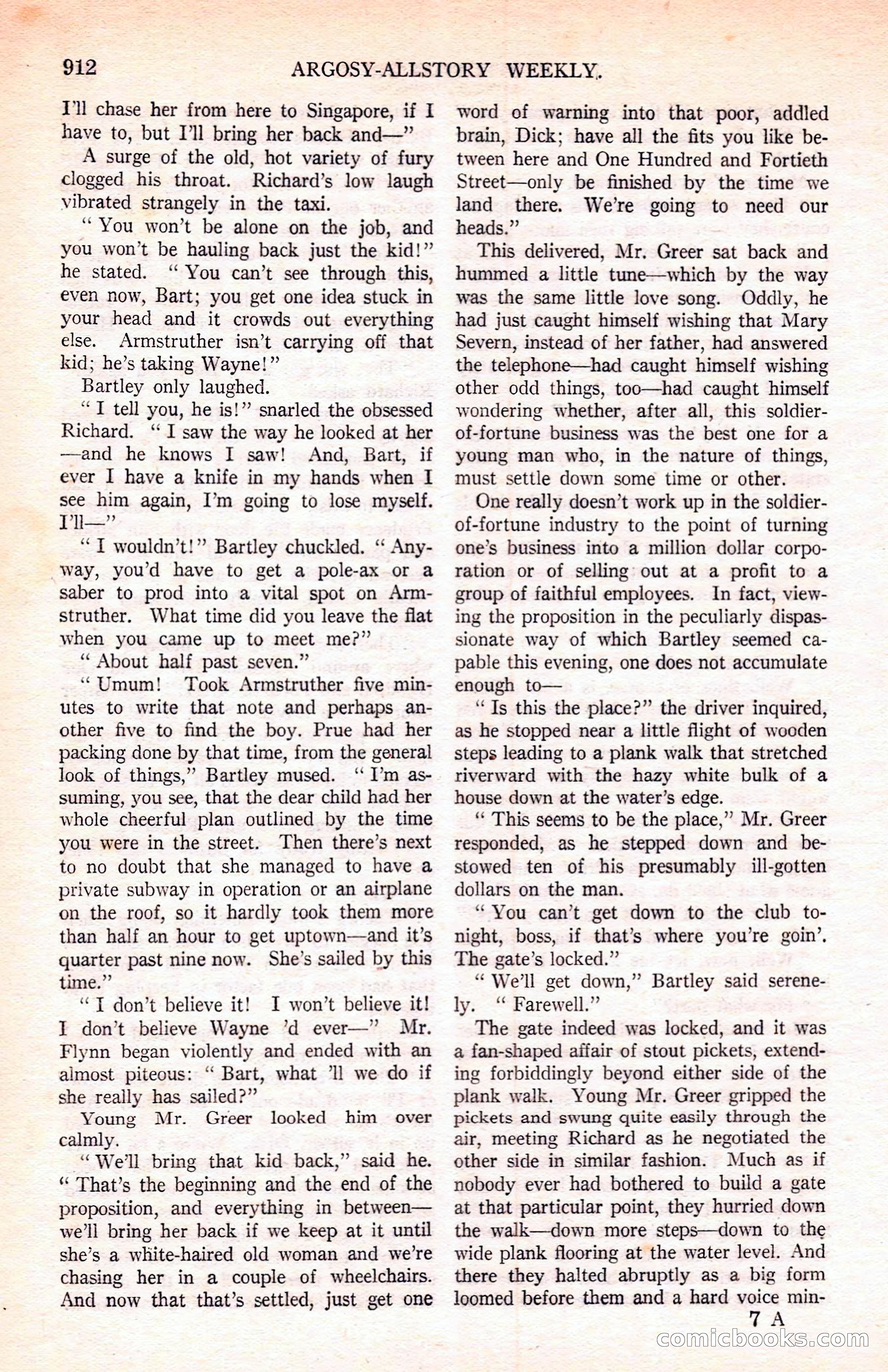 Argosy All-Story Weekly — page 122 of 180