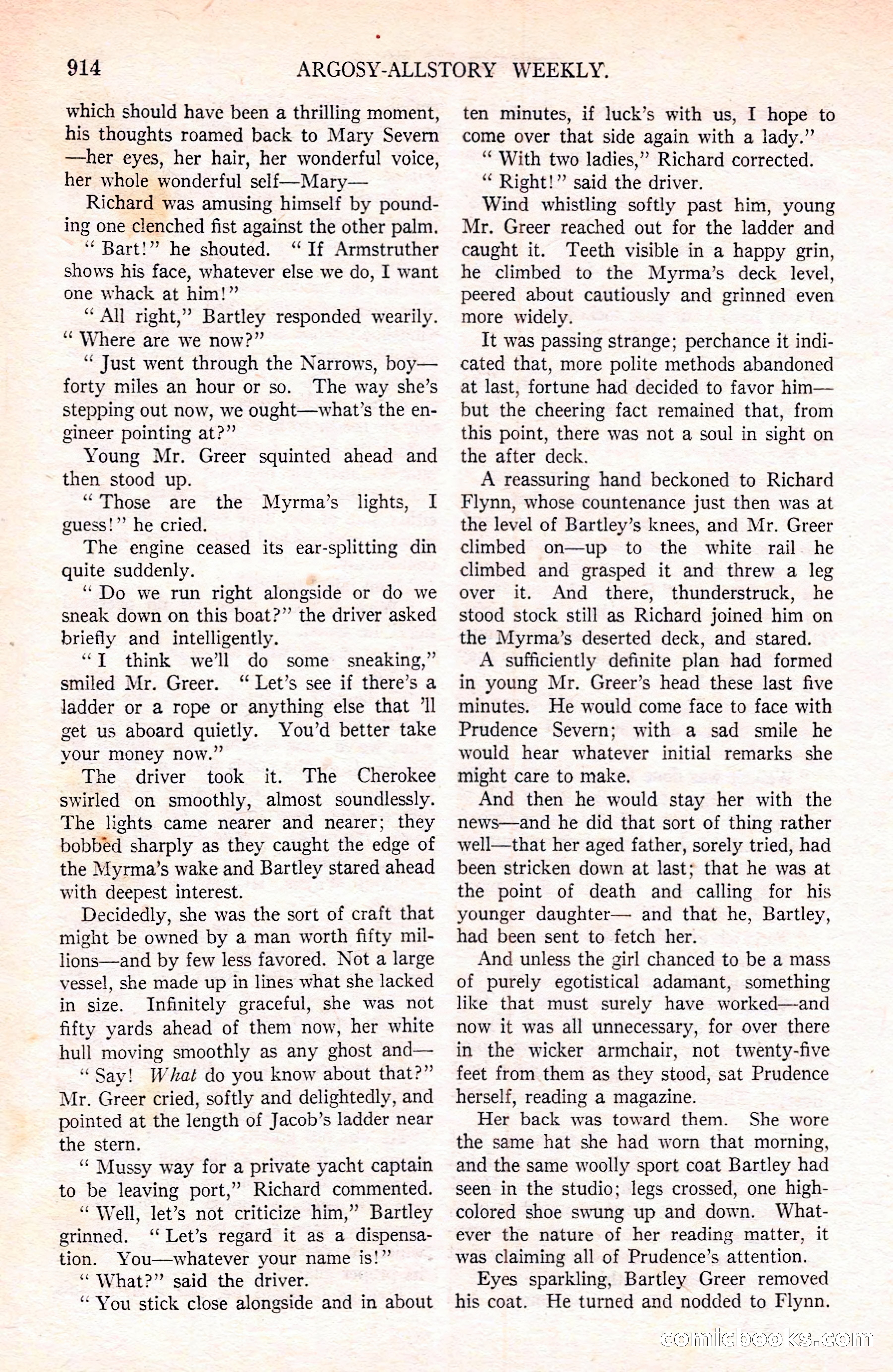 Argosy All-Story Weekly — page 124 of 180