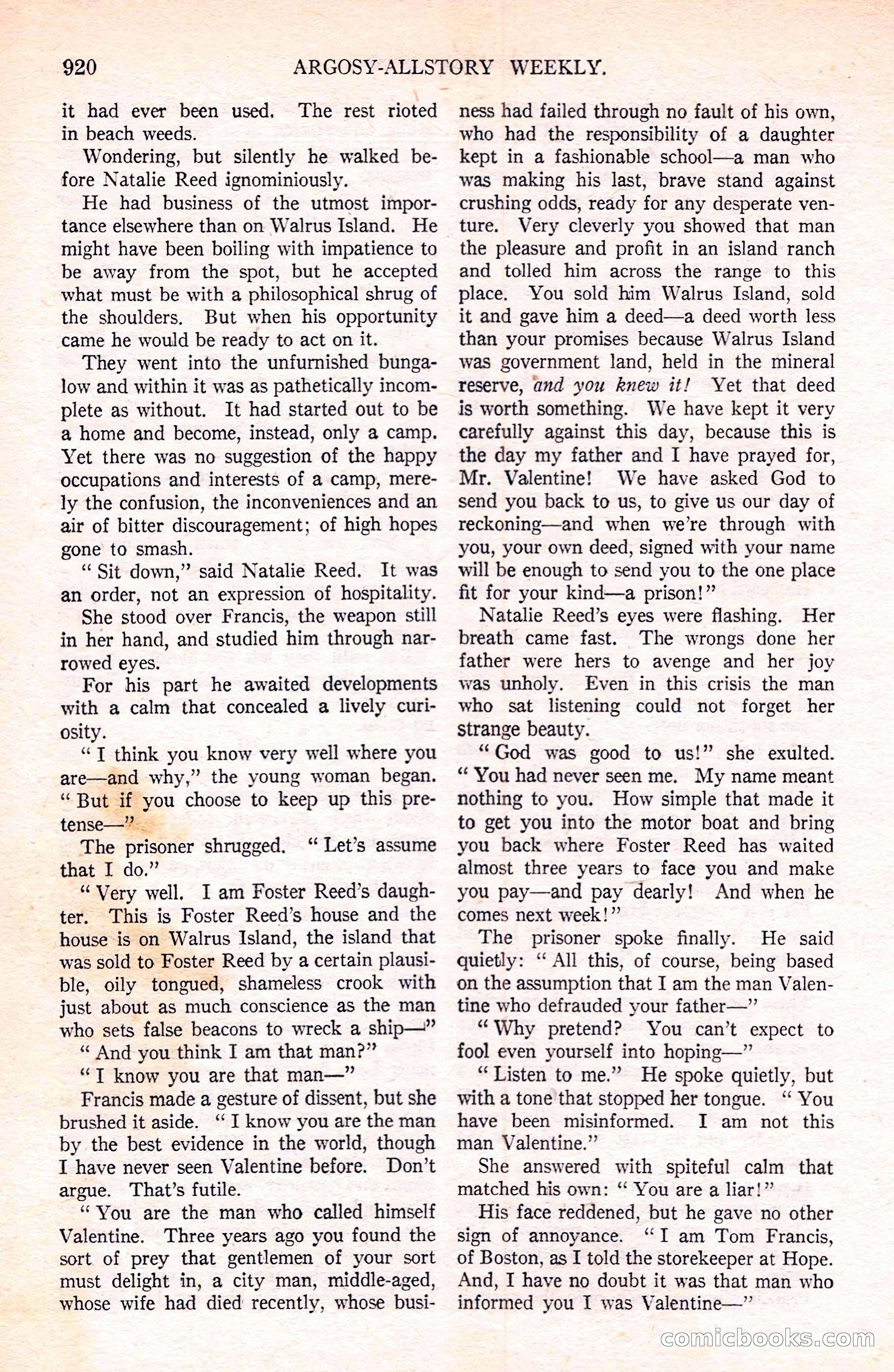 Argosy All-Story Weekly — page 130 of 180