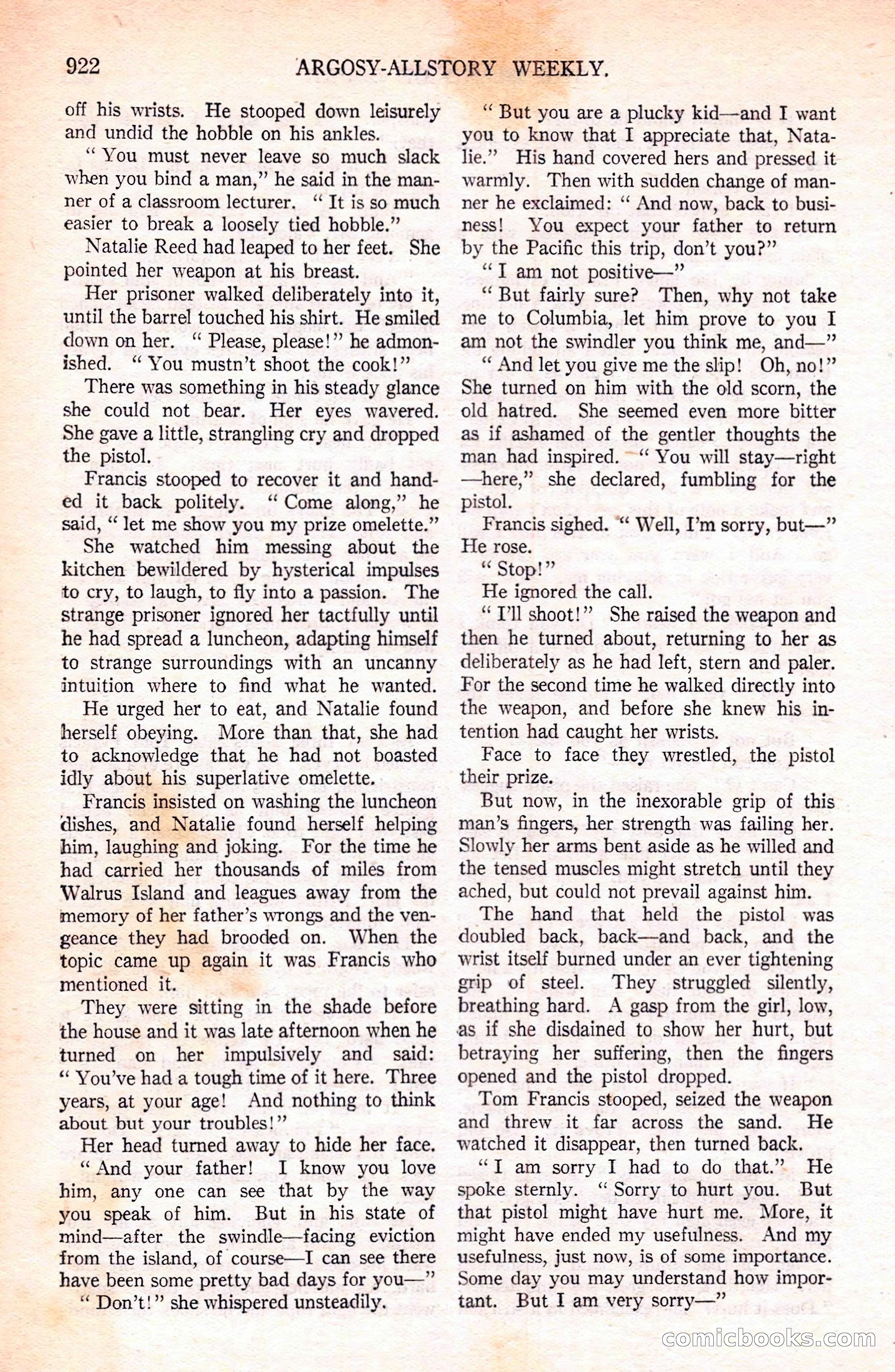 Argosy All-Story Weekly — page 132 of 180