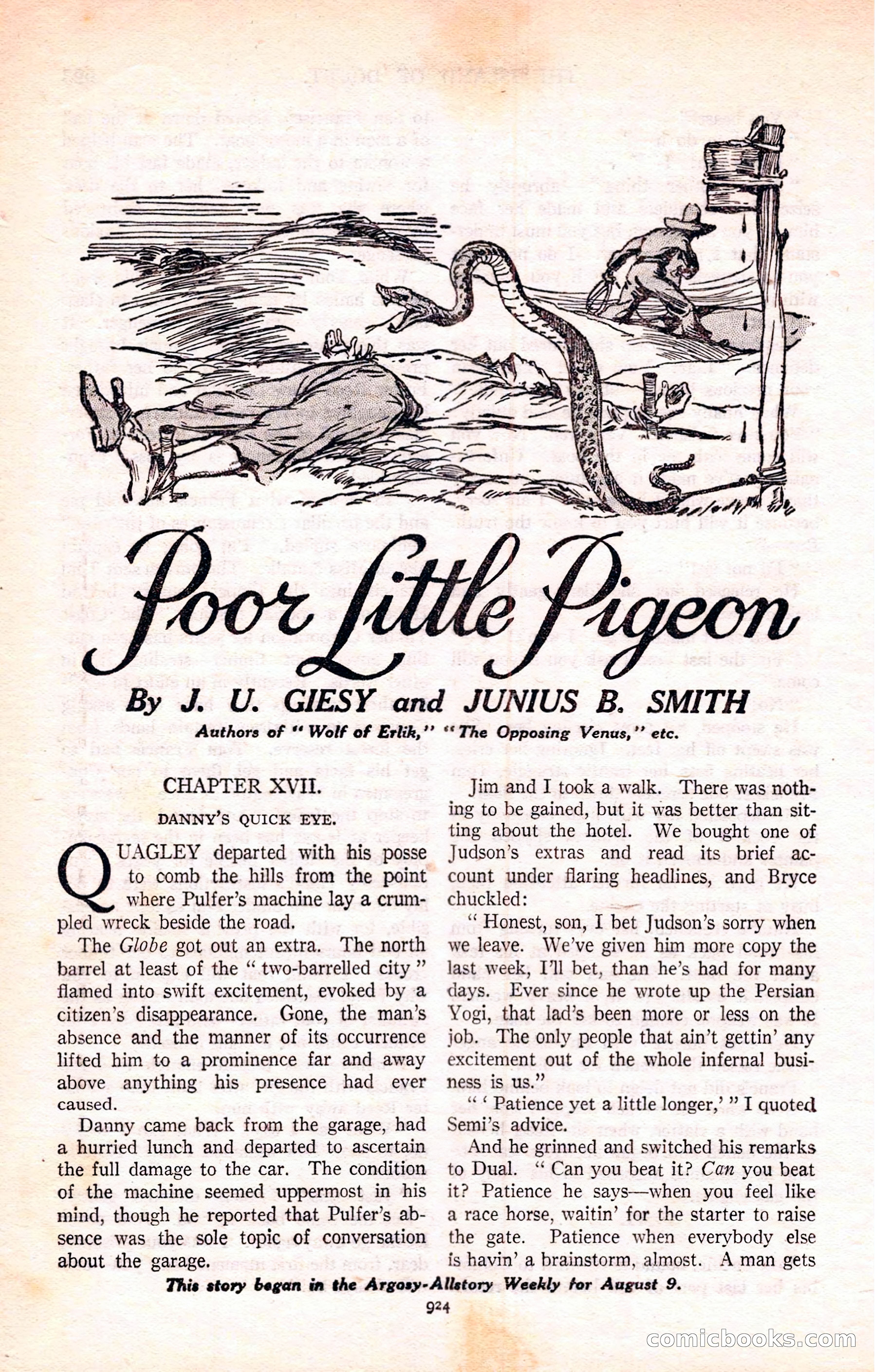Argosy All-Story Weekly — page 134 of 180