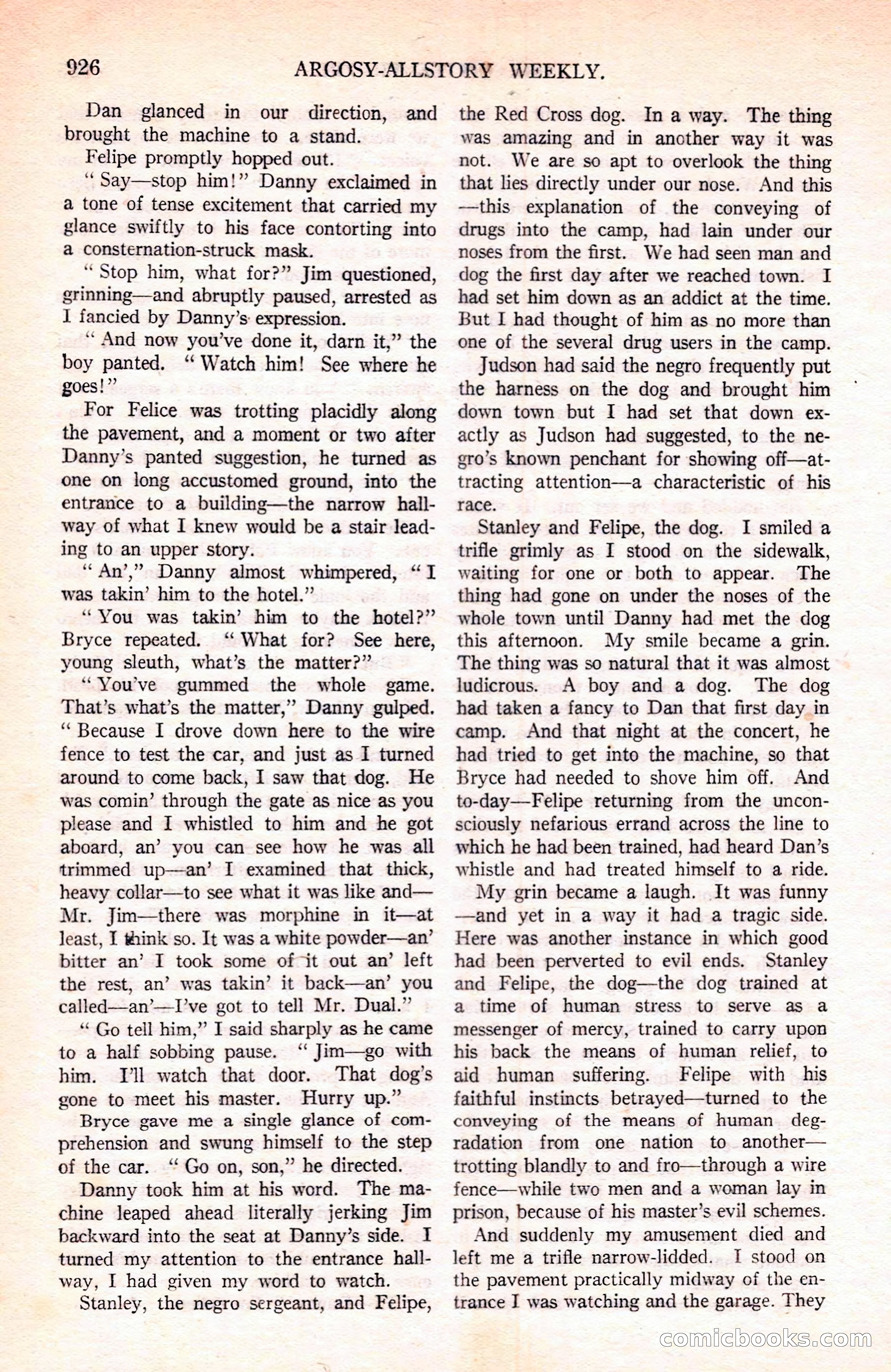 Argosy All-Story Weekly — page 136 of 180