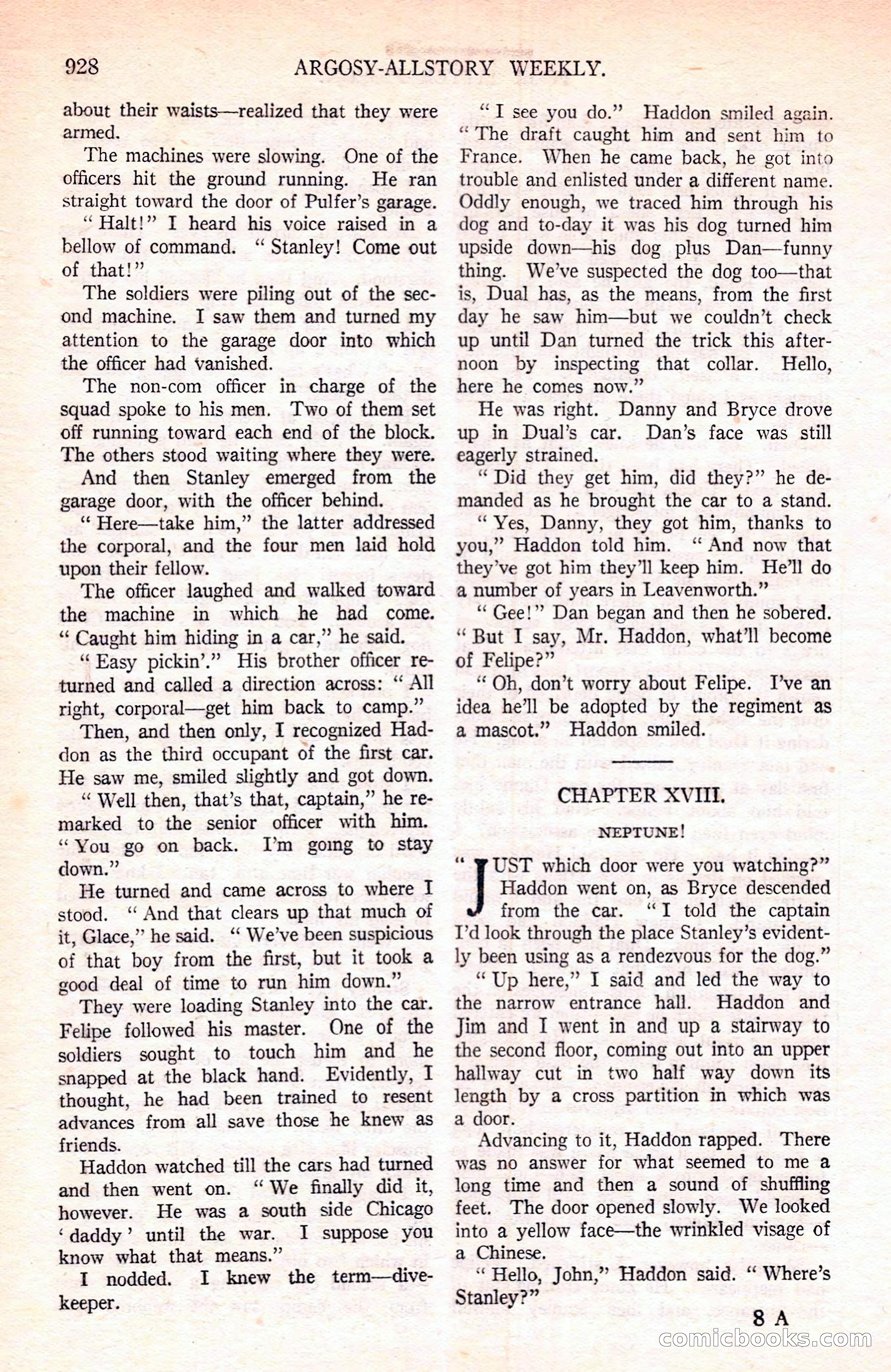 Argosy All-Story Weekly — page 138 of 180
