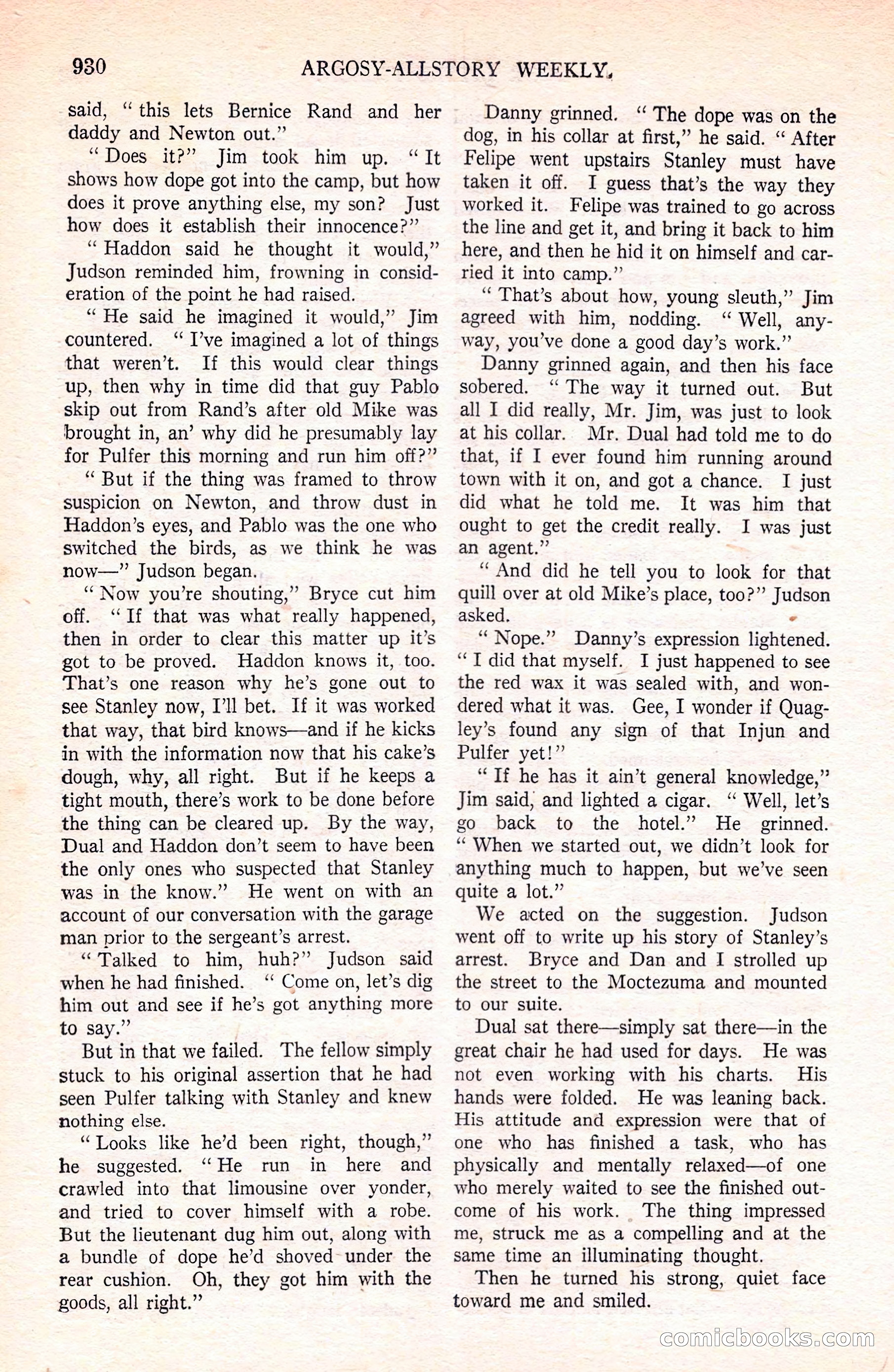 Argosy All-Story Weekly — page 140 of 180