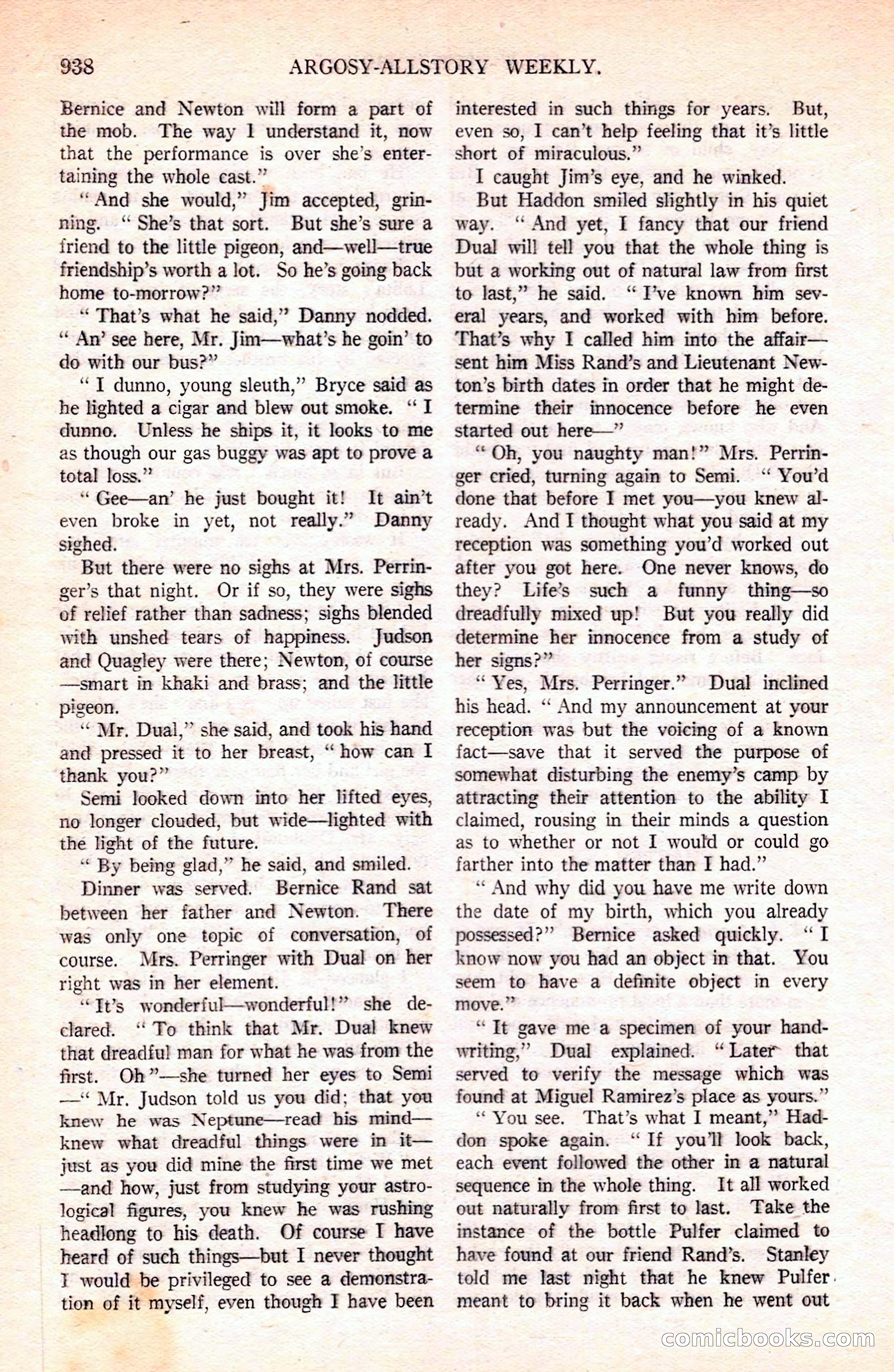 Argosy All-Story Weekly — page 148 of 180