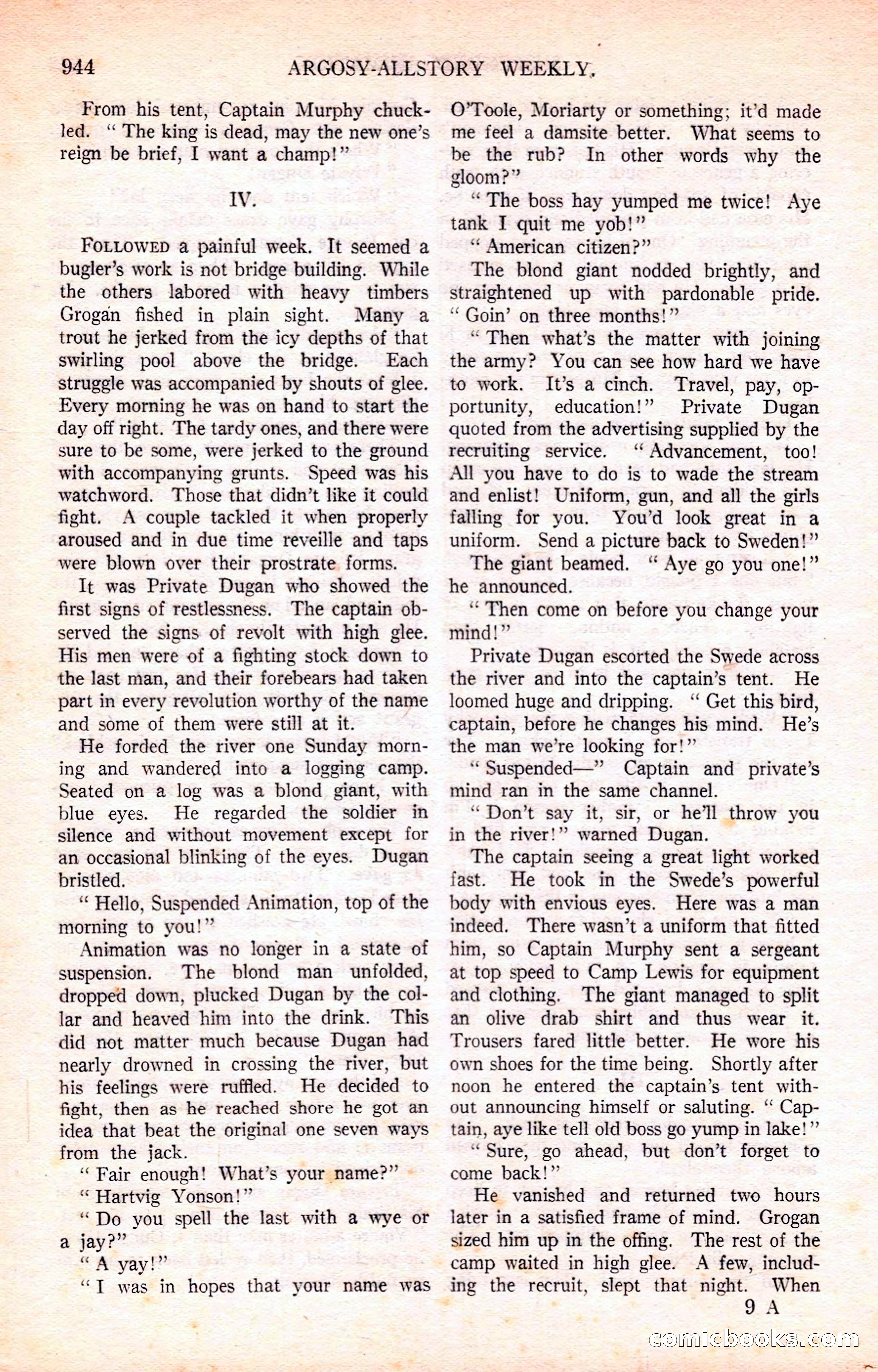 Argosy All-Story Weekly — page 154 of 180