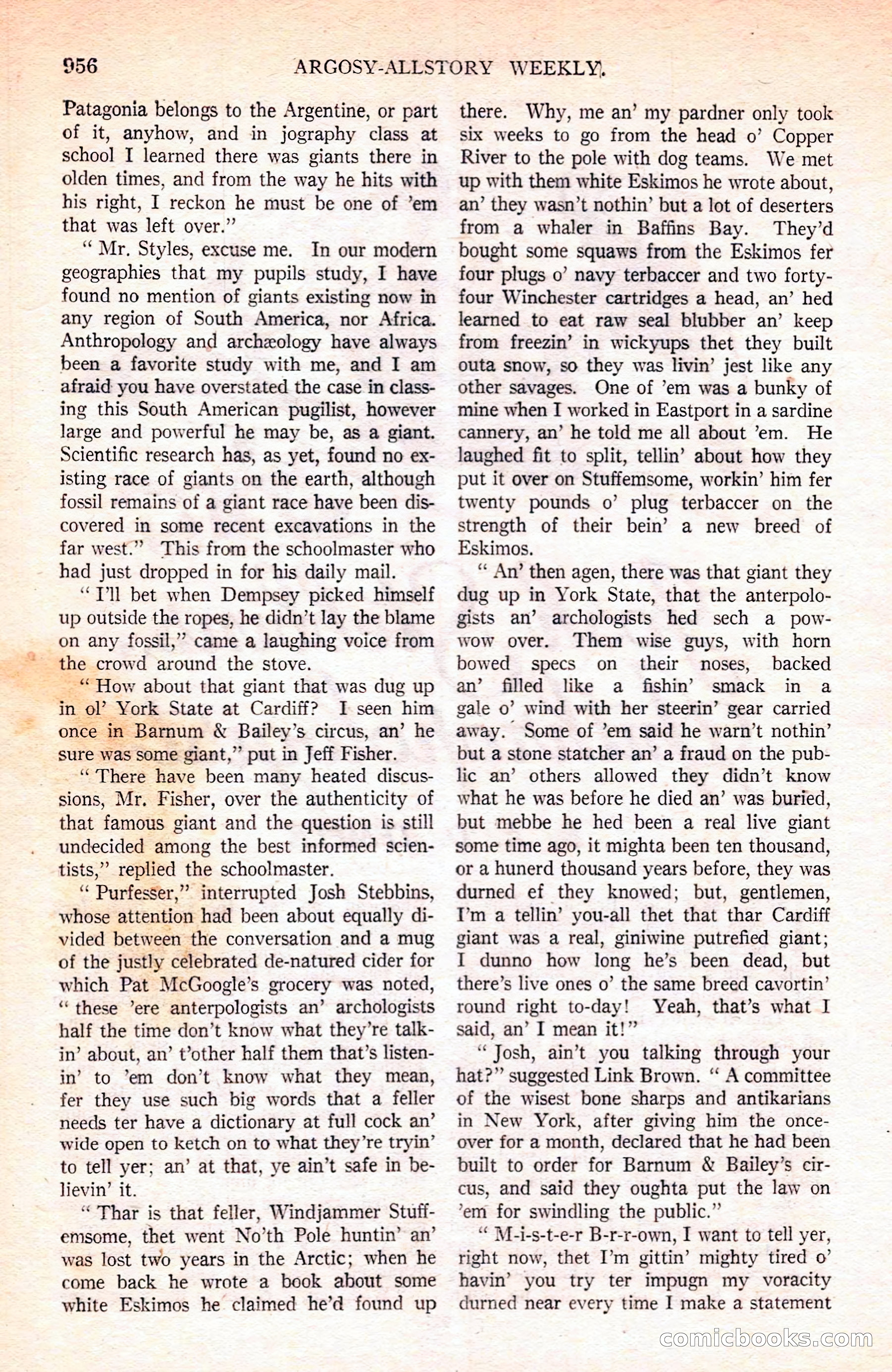 Argosy All-Story Weekly — page 166 of 180