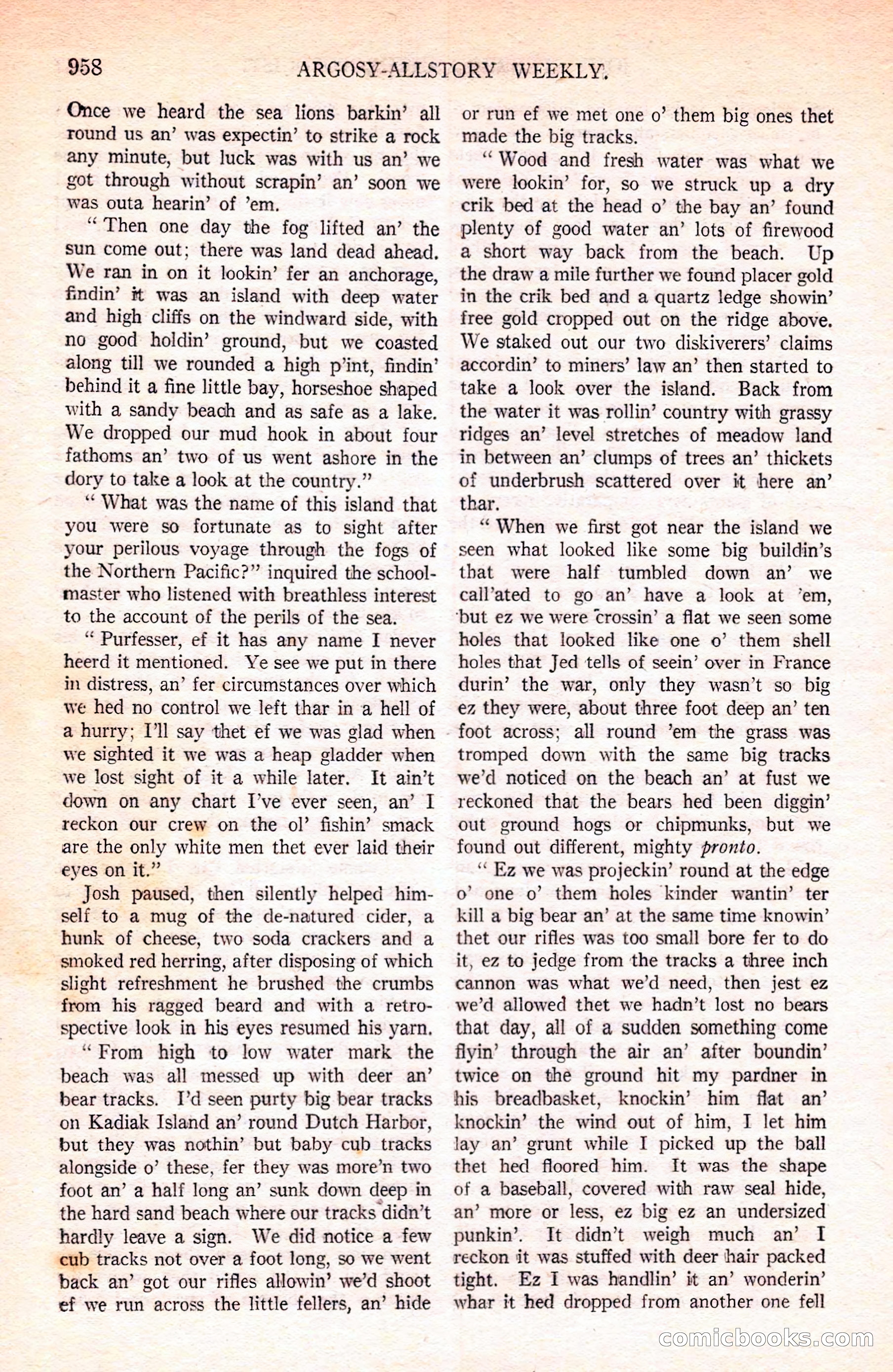 Argosy All-Story Weekly — page 168 of 180