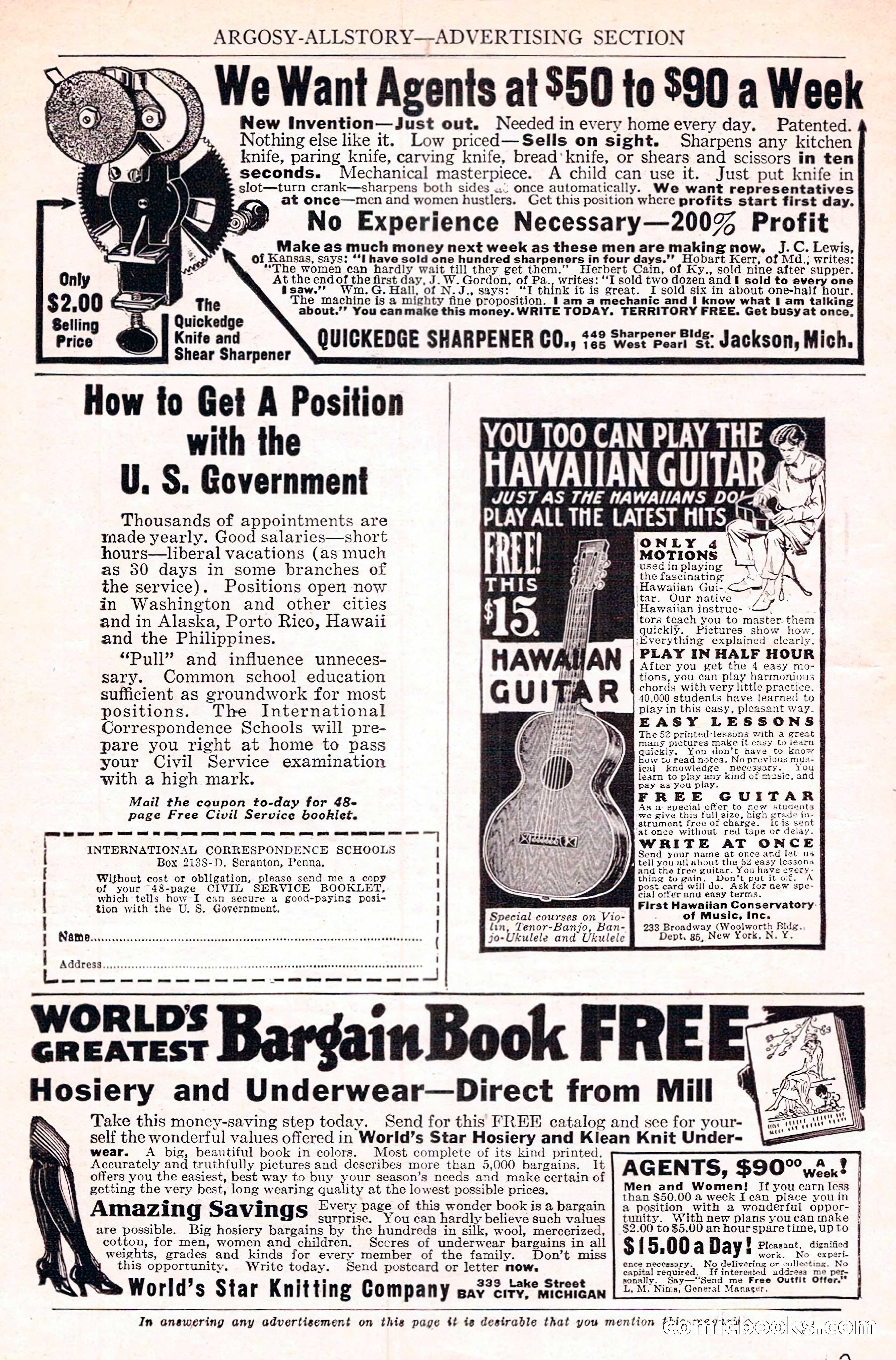 Argosy All-Story Weekly — page 172 of 180