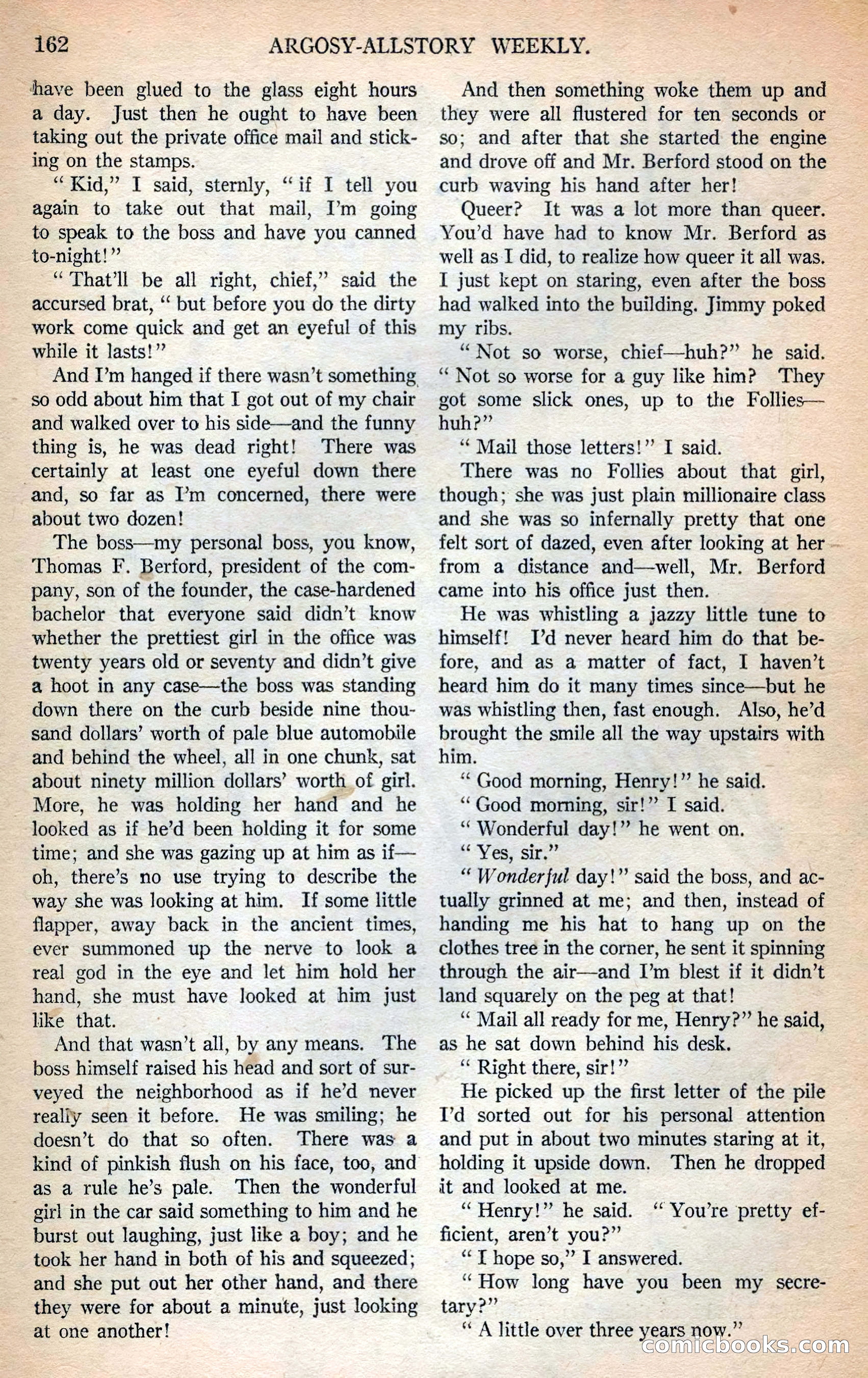 Argosy All-Story Weekly — page 6 of 166