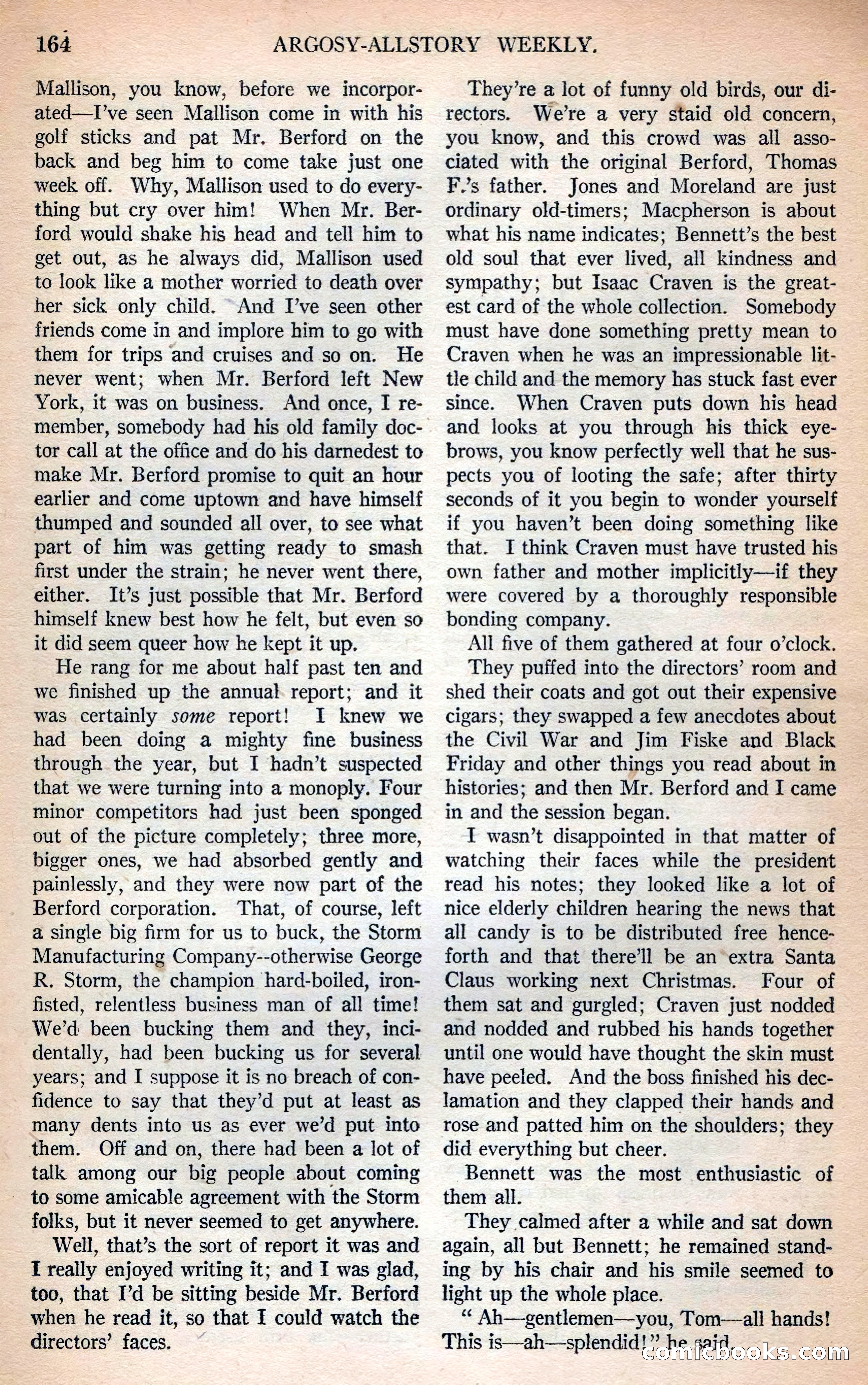 Argosy All-Story Weekly — page 8 of 166