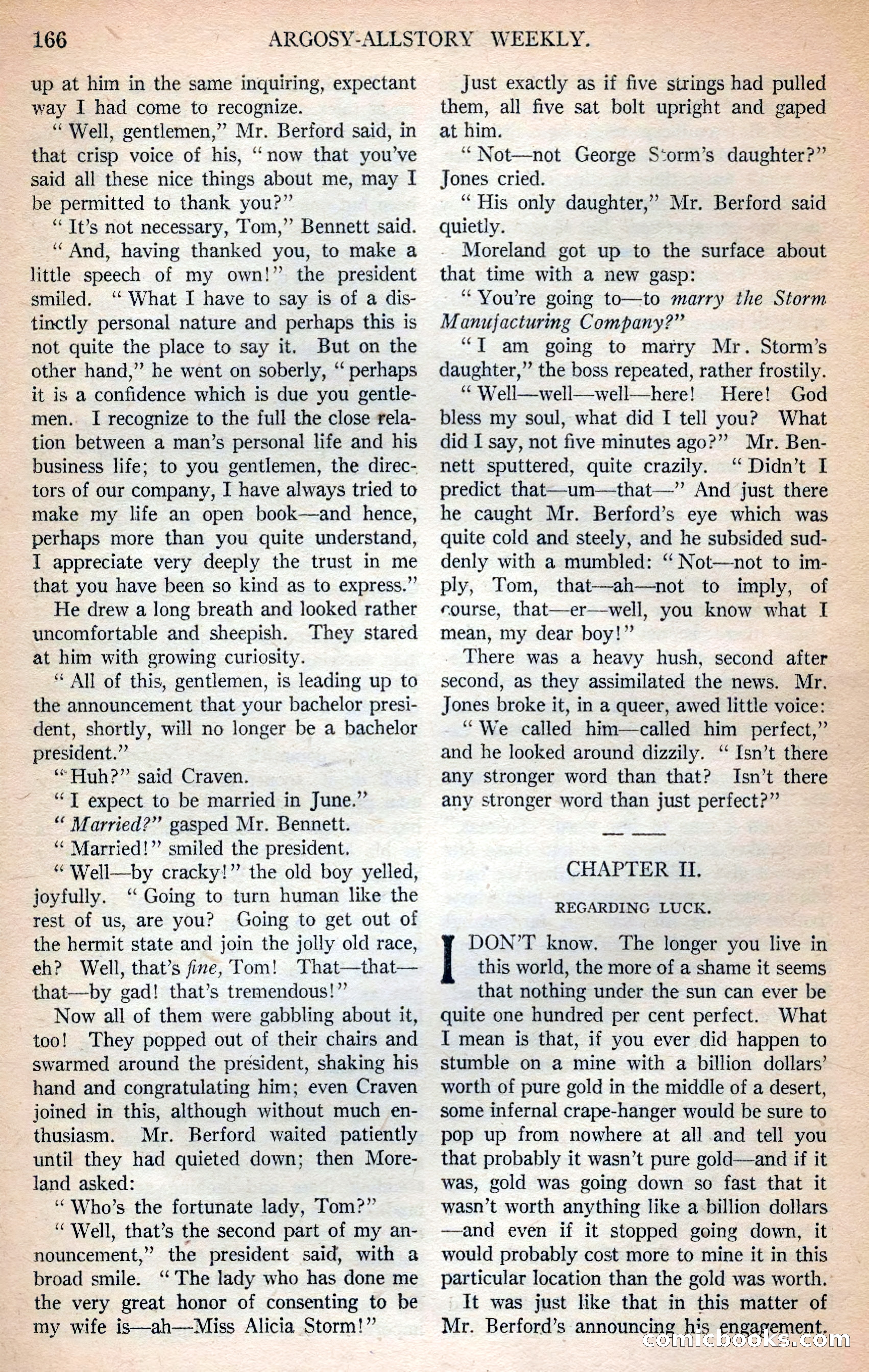 Argosy All-Story Weekly — page 10 of 166