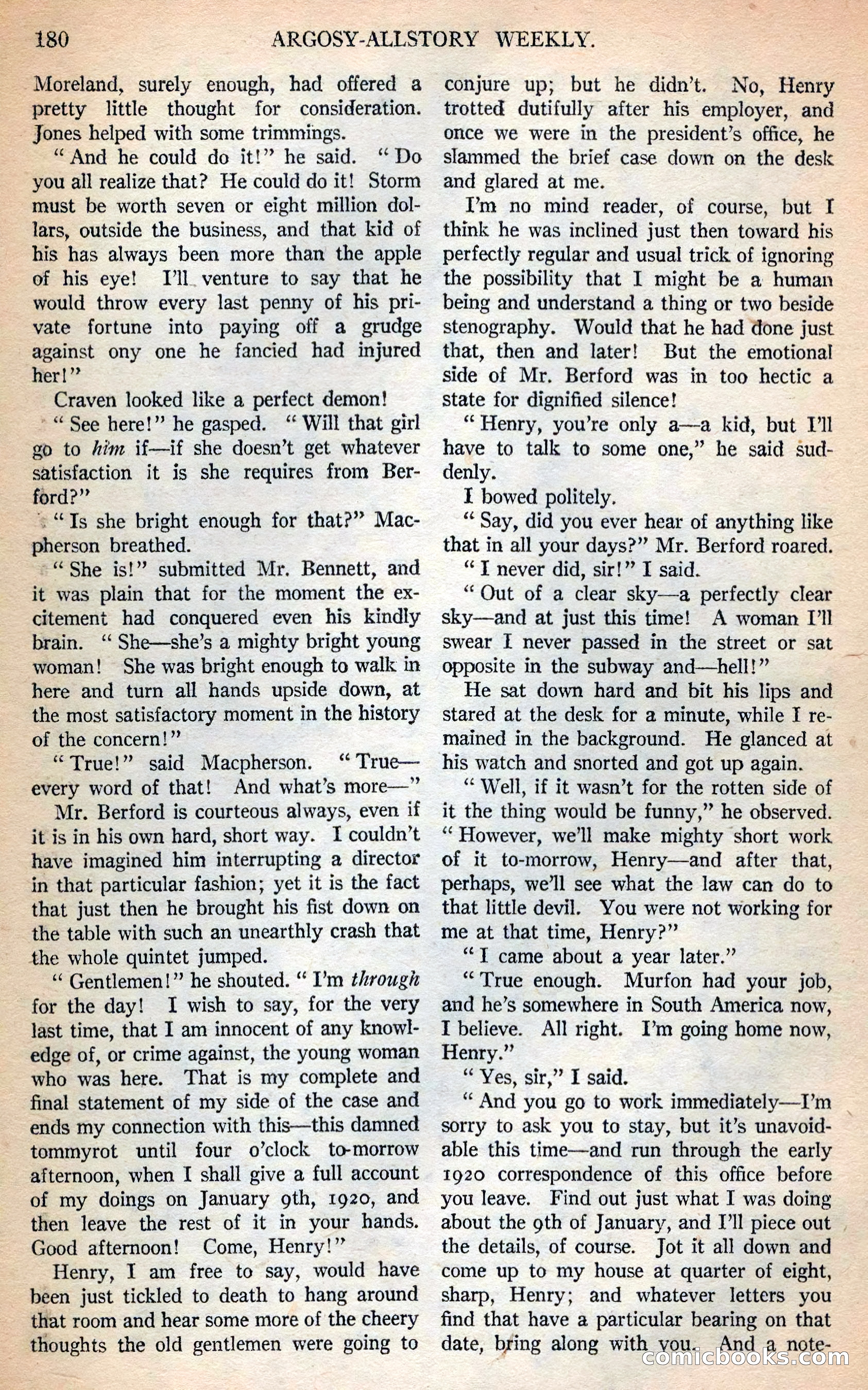 Argosy All-Story Weekly — page 24 of 166