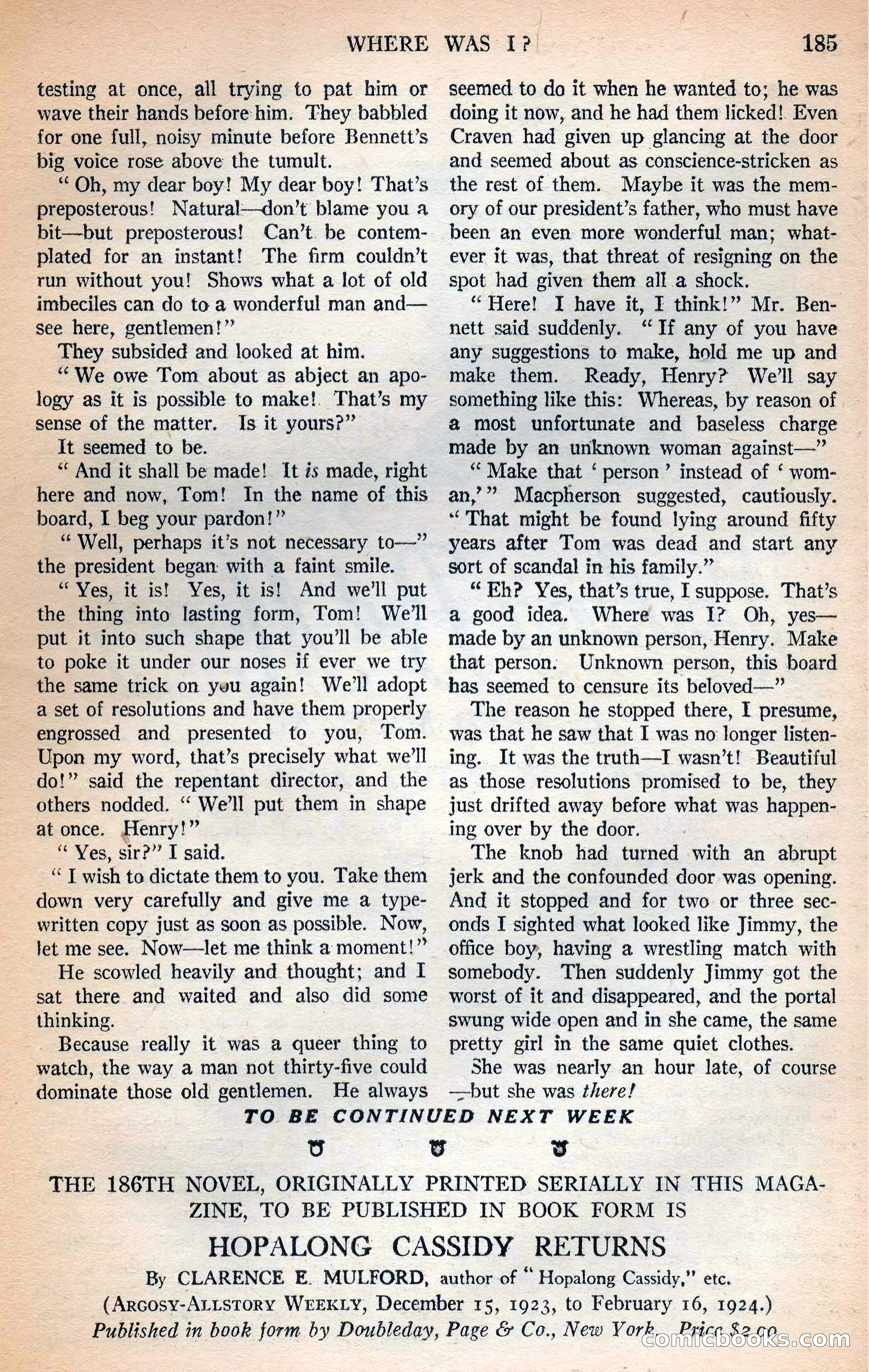 Argosy All-Story Weekly — page 29 of 166
