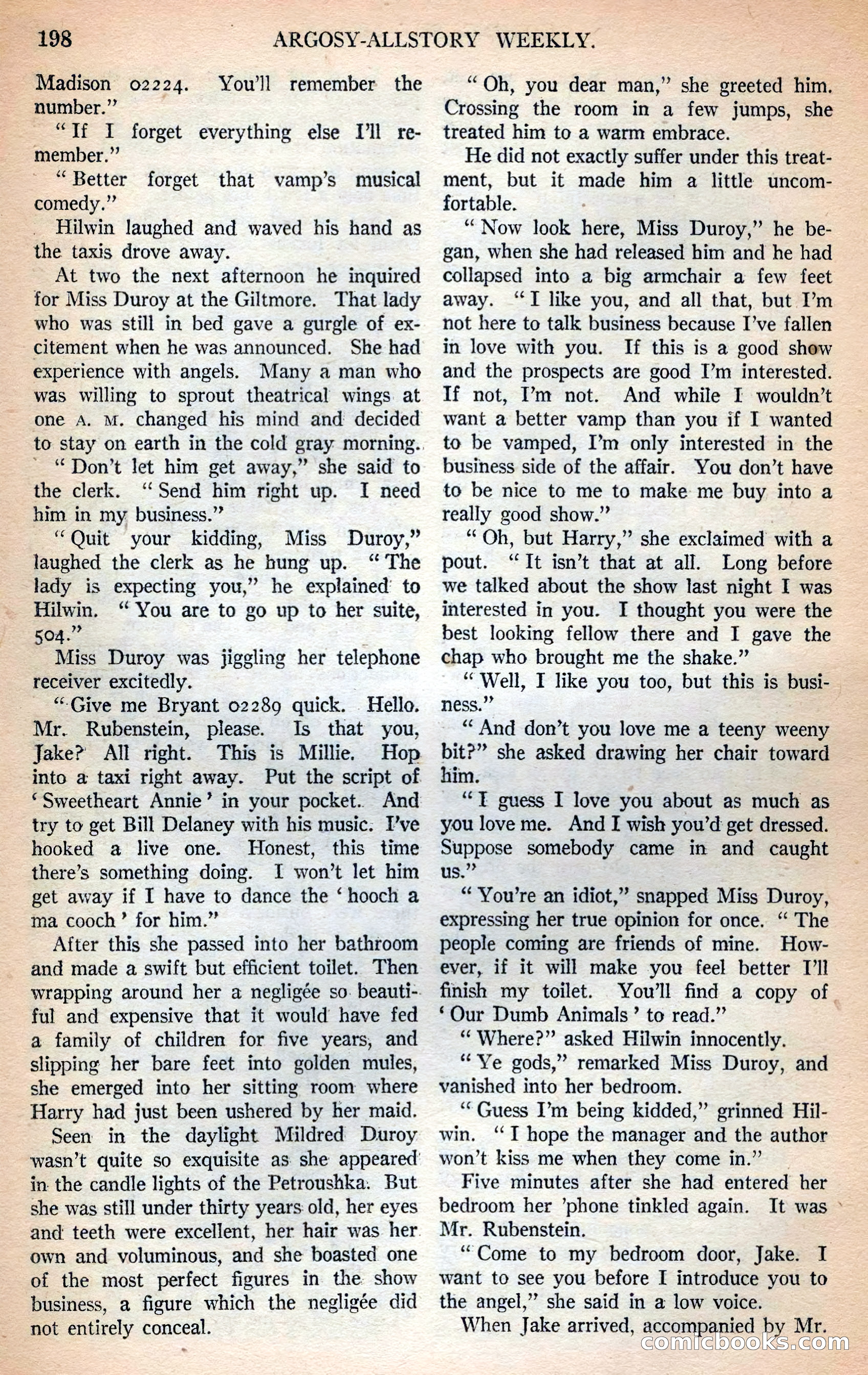 Argosy All-Story Weekly — page 42 of 166