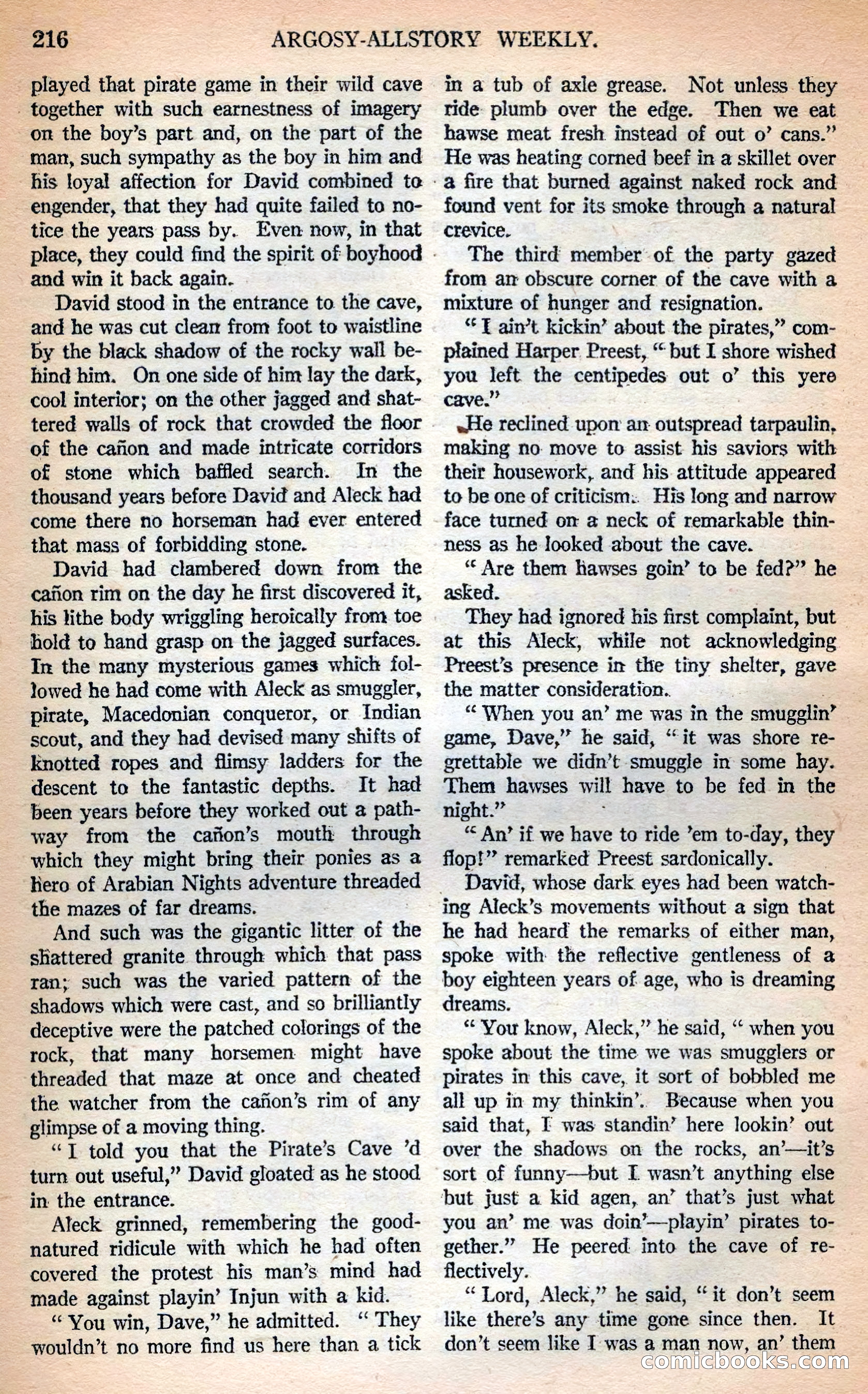 Argosy All-Story Weekly — page 60 of 166