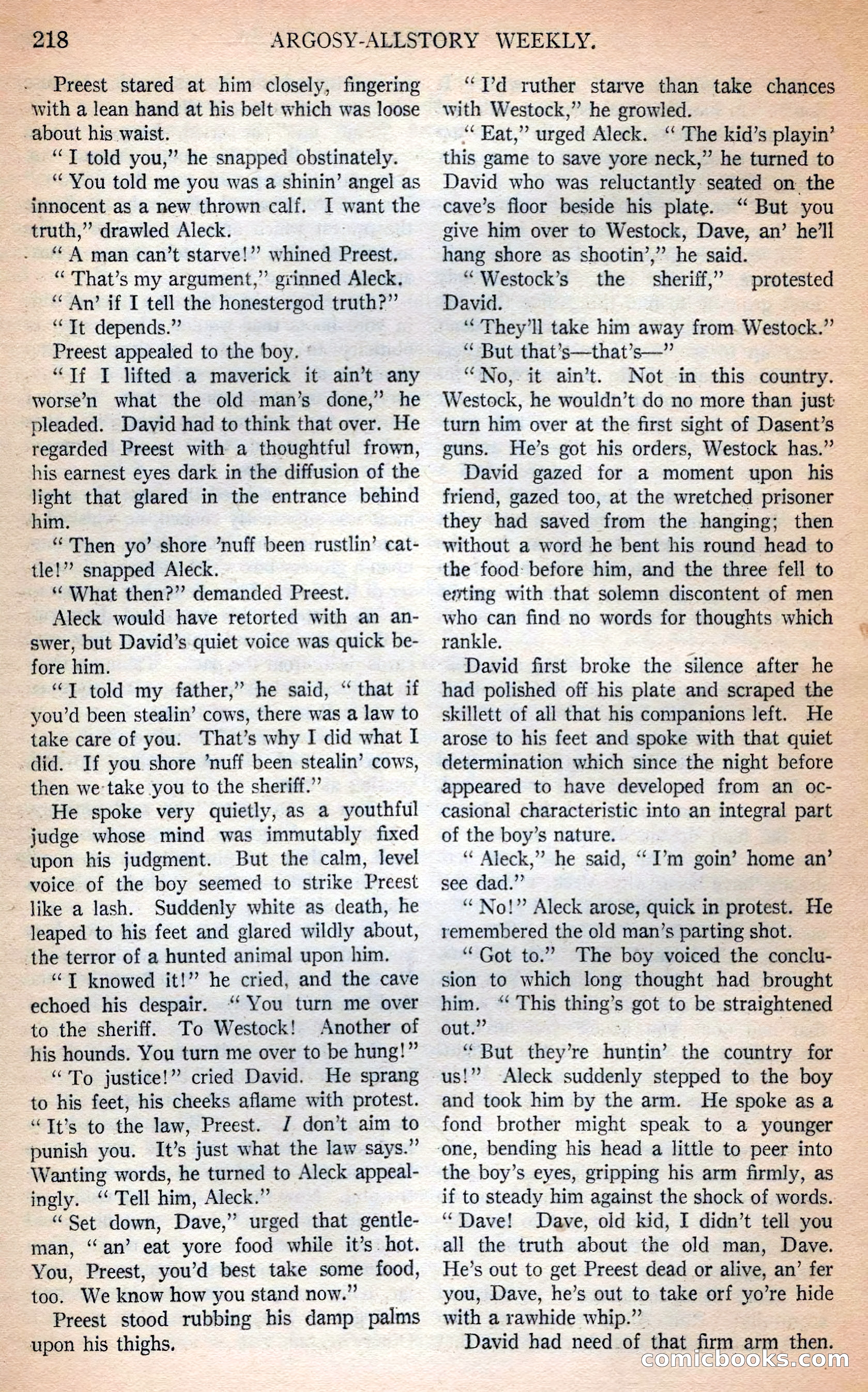 Argosy All-Story Weekly — page 62 of 166