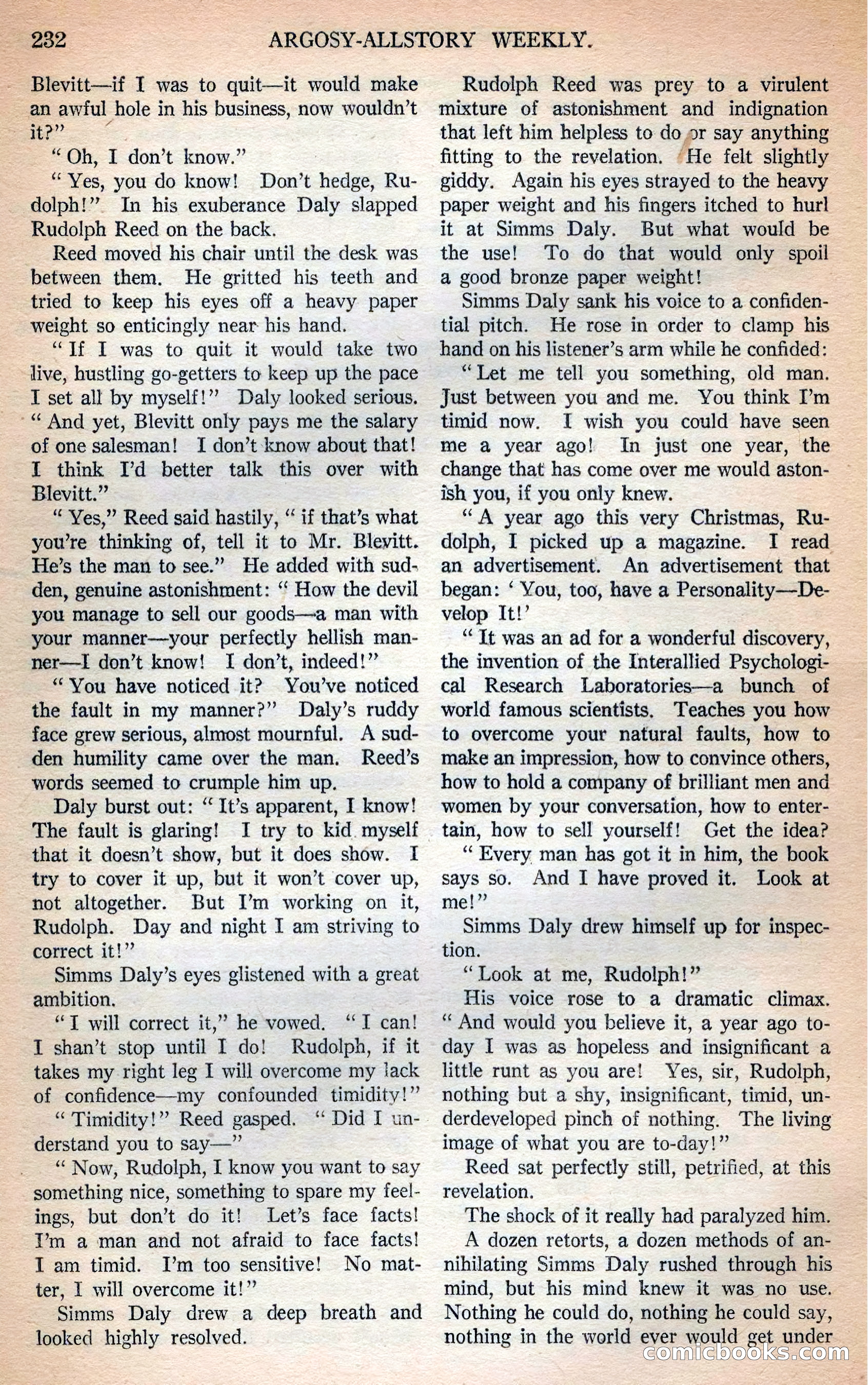 Argosy All-Story Weekly — page 76 of 166
