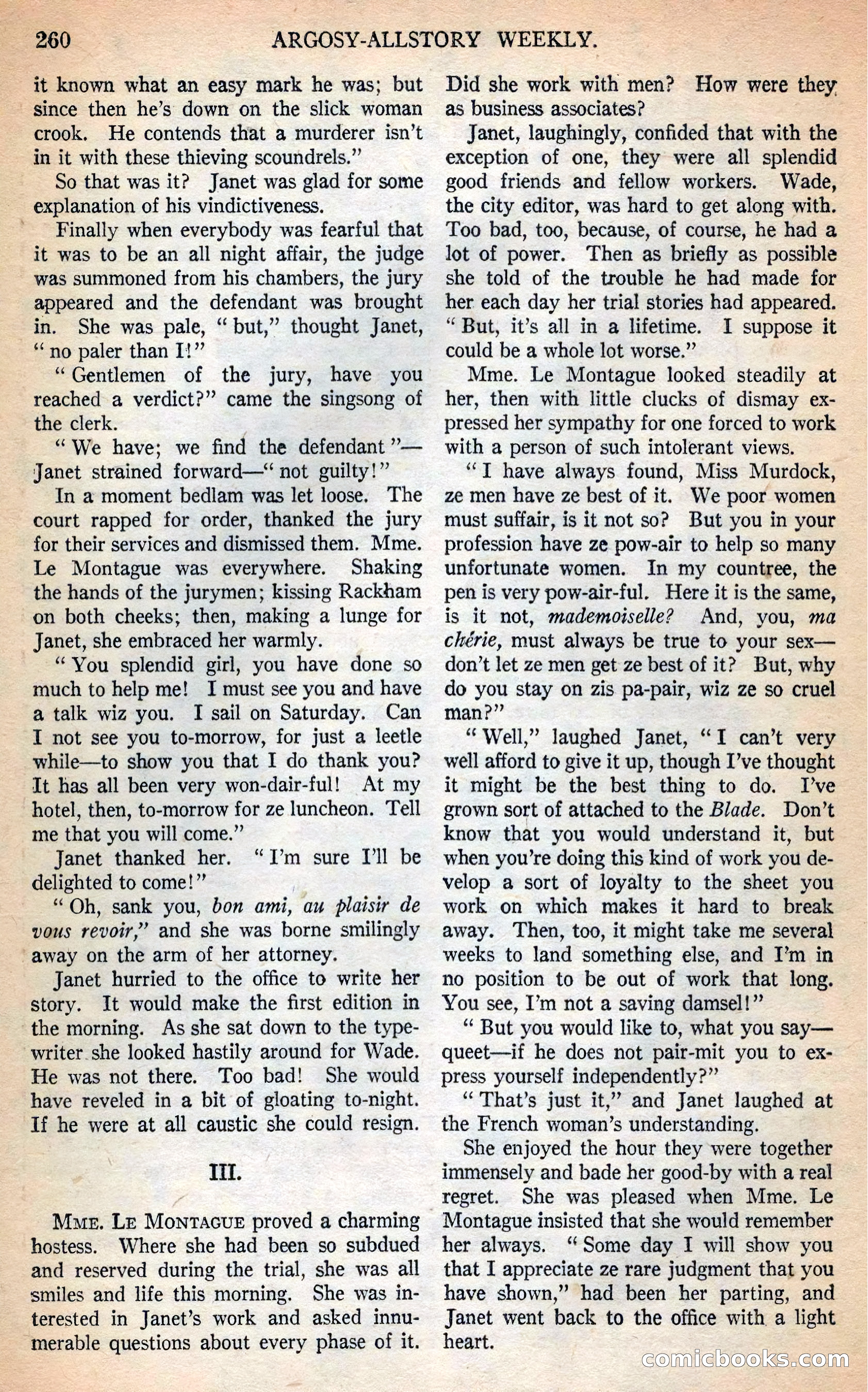 Argosy All-Story Weekly — page 104 of 166