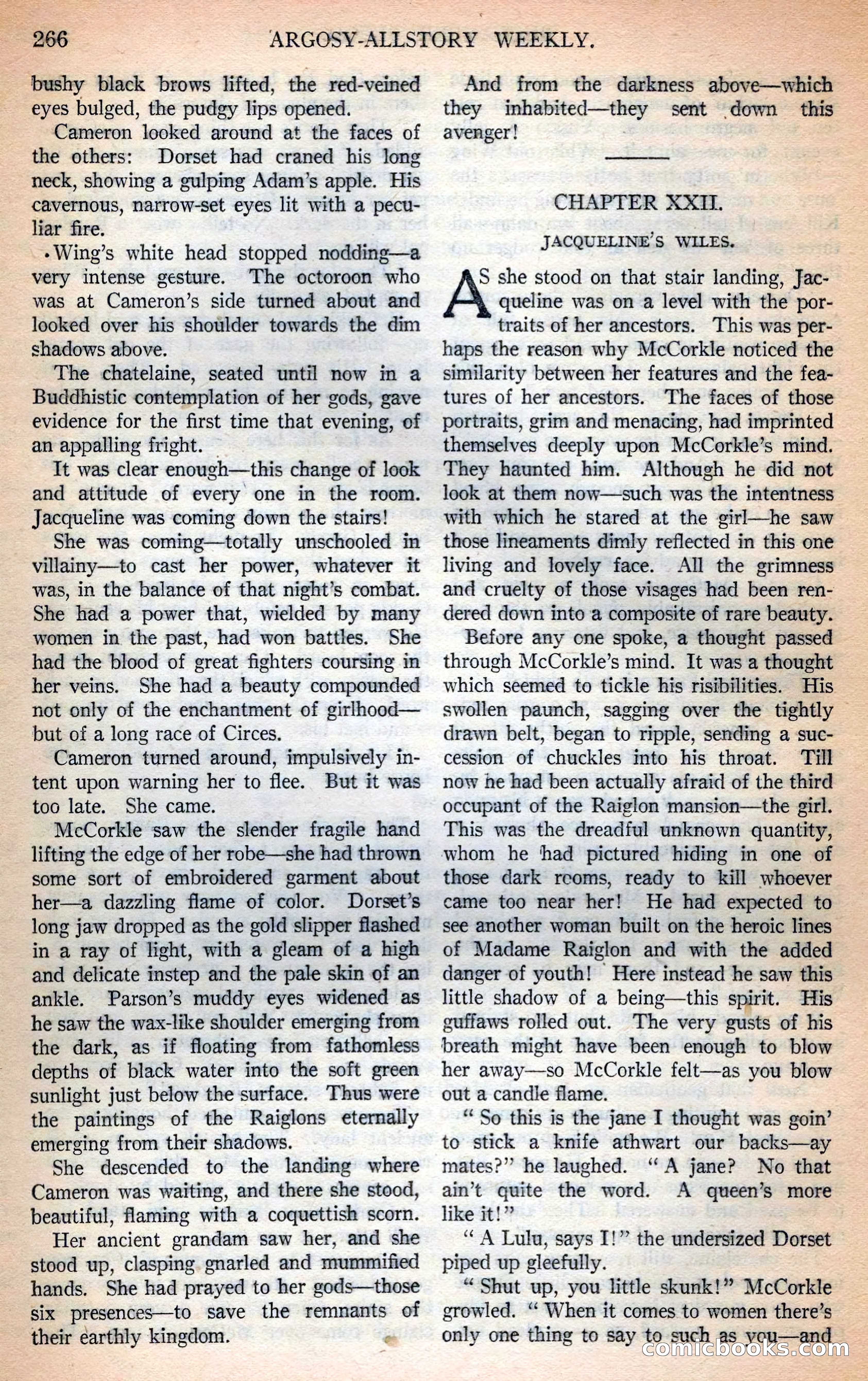 Argosy All-Story Weekly — page 110 of 166