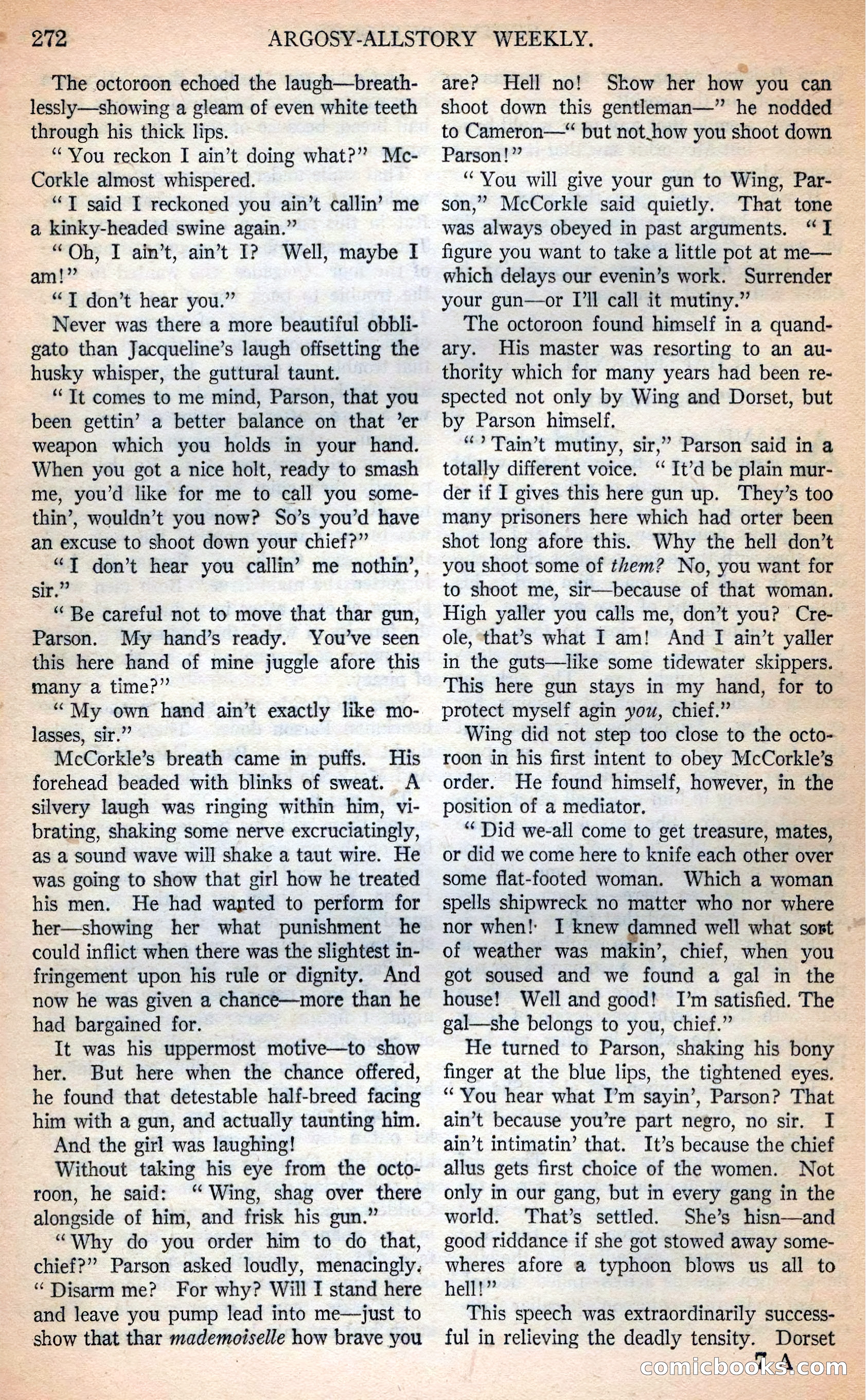 Argosy All-Story Weekly — page 116 of 166