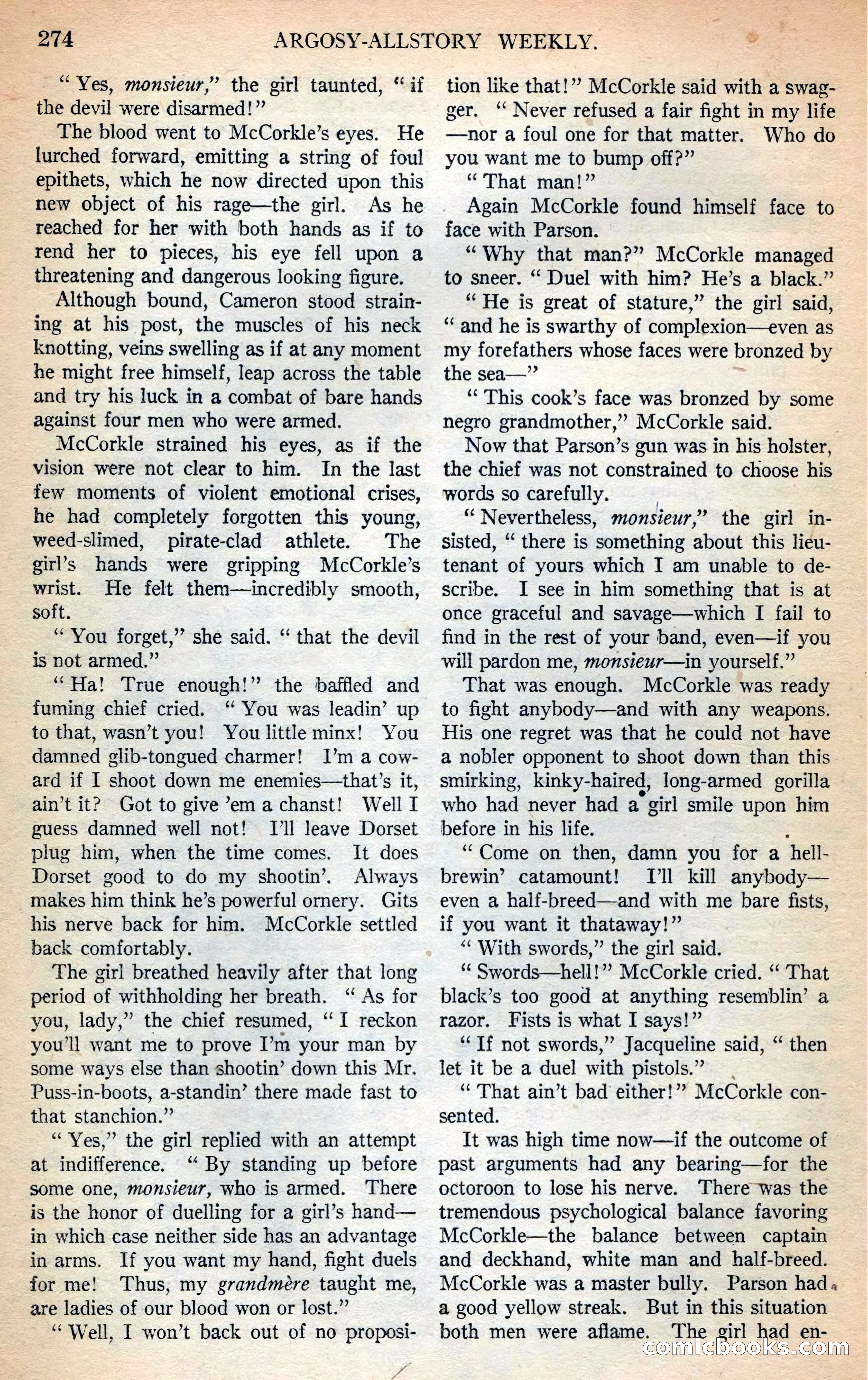 Argosy All-Story Weekly — page 118 of 166
