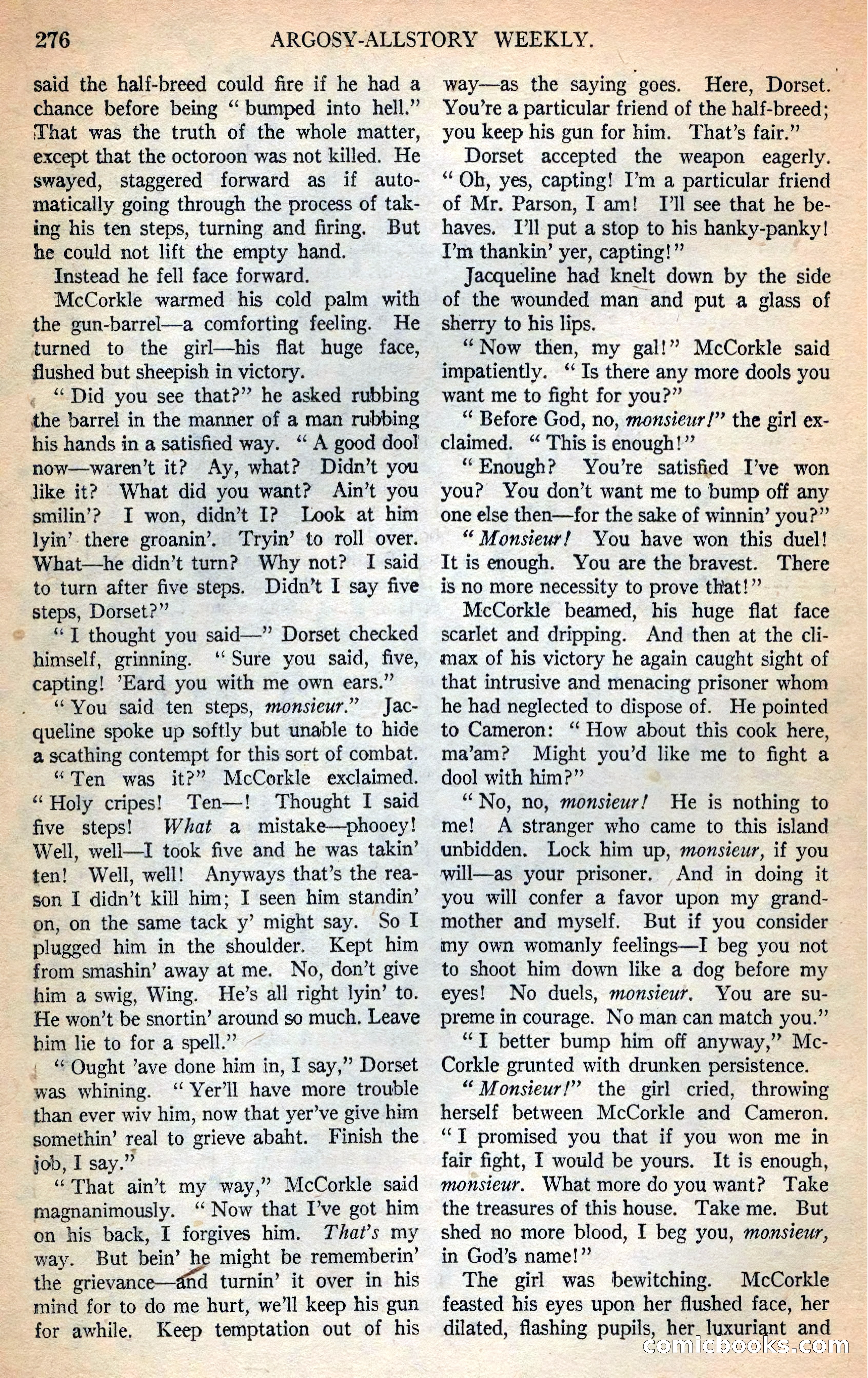 Argosy All-Story Weekly — page 120 of 166