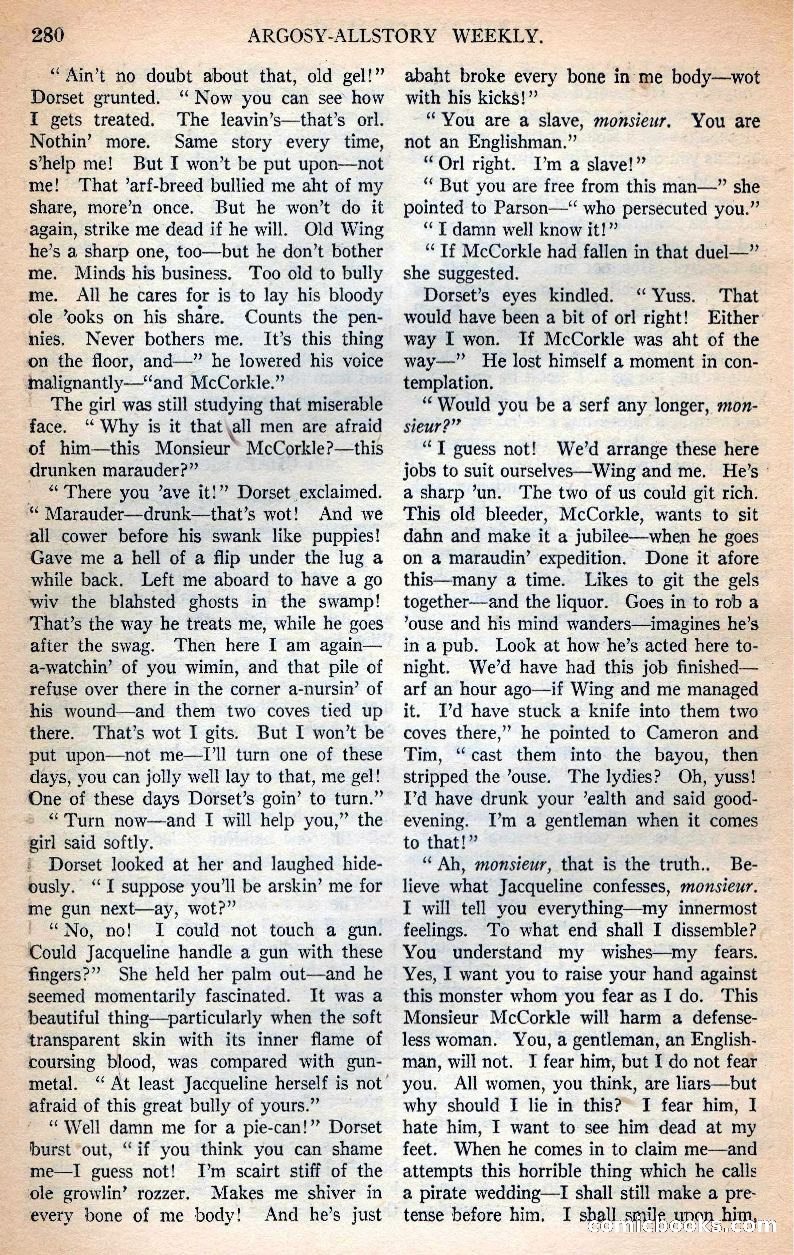 Argosy All-Story Weekly — page 124 of 166