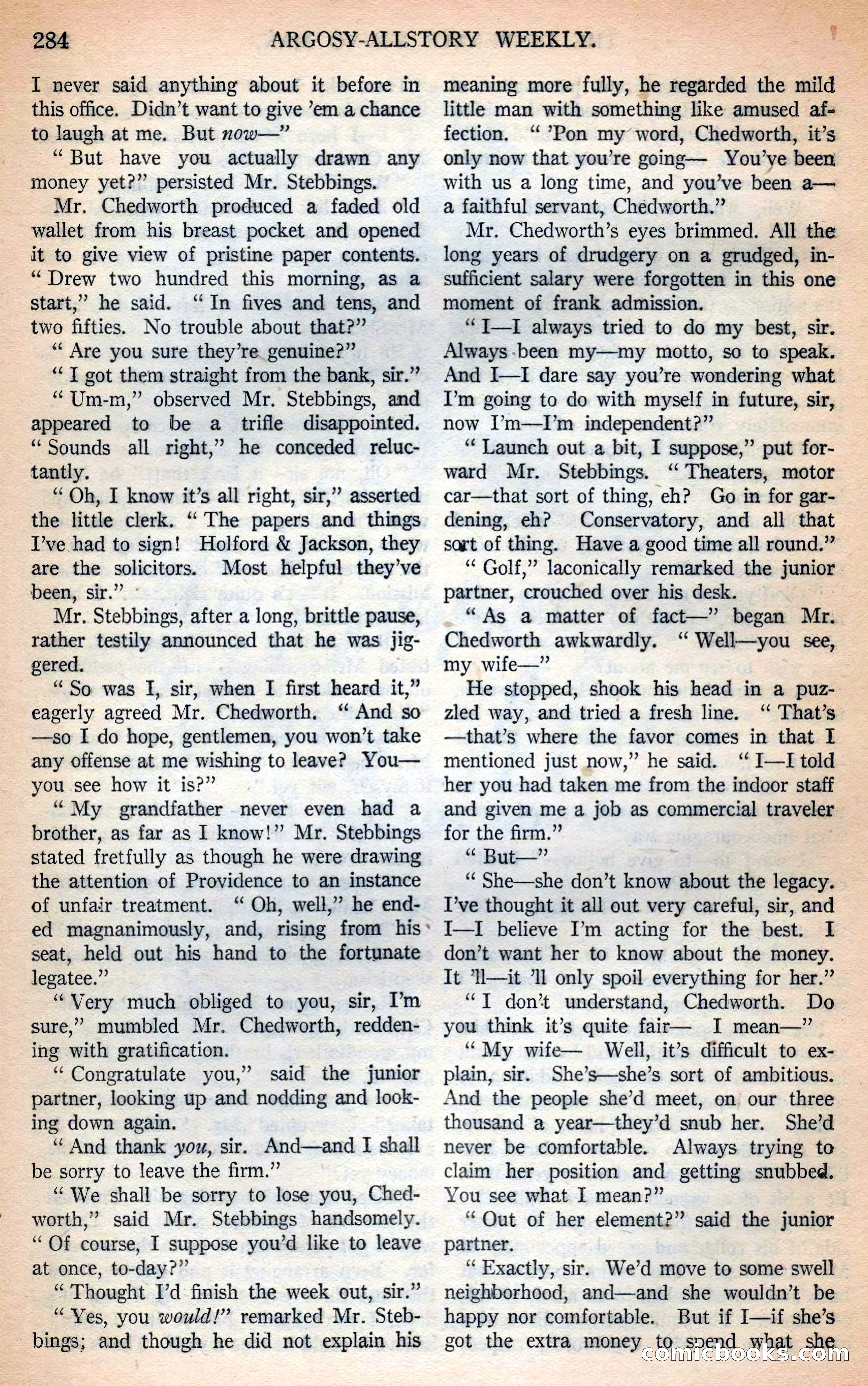 Argosy All-Story Weekly — page 128 of 166