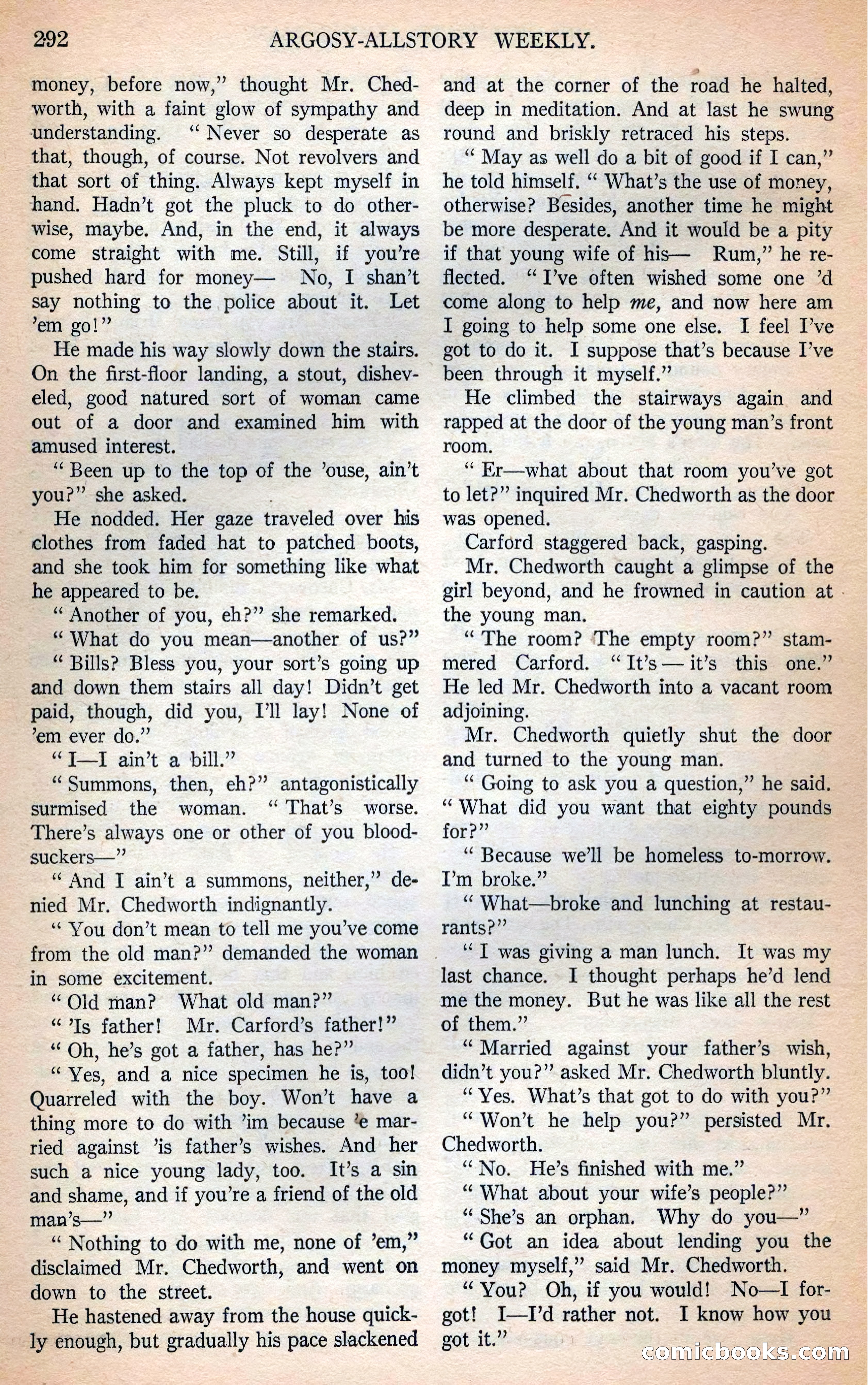 Argosy All-Story Weekly — page 136 of 166