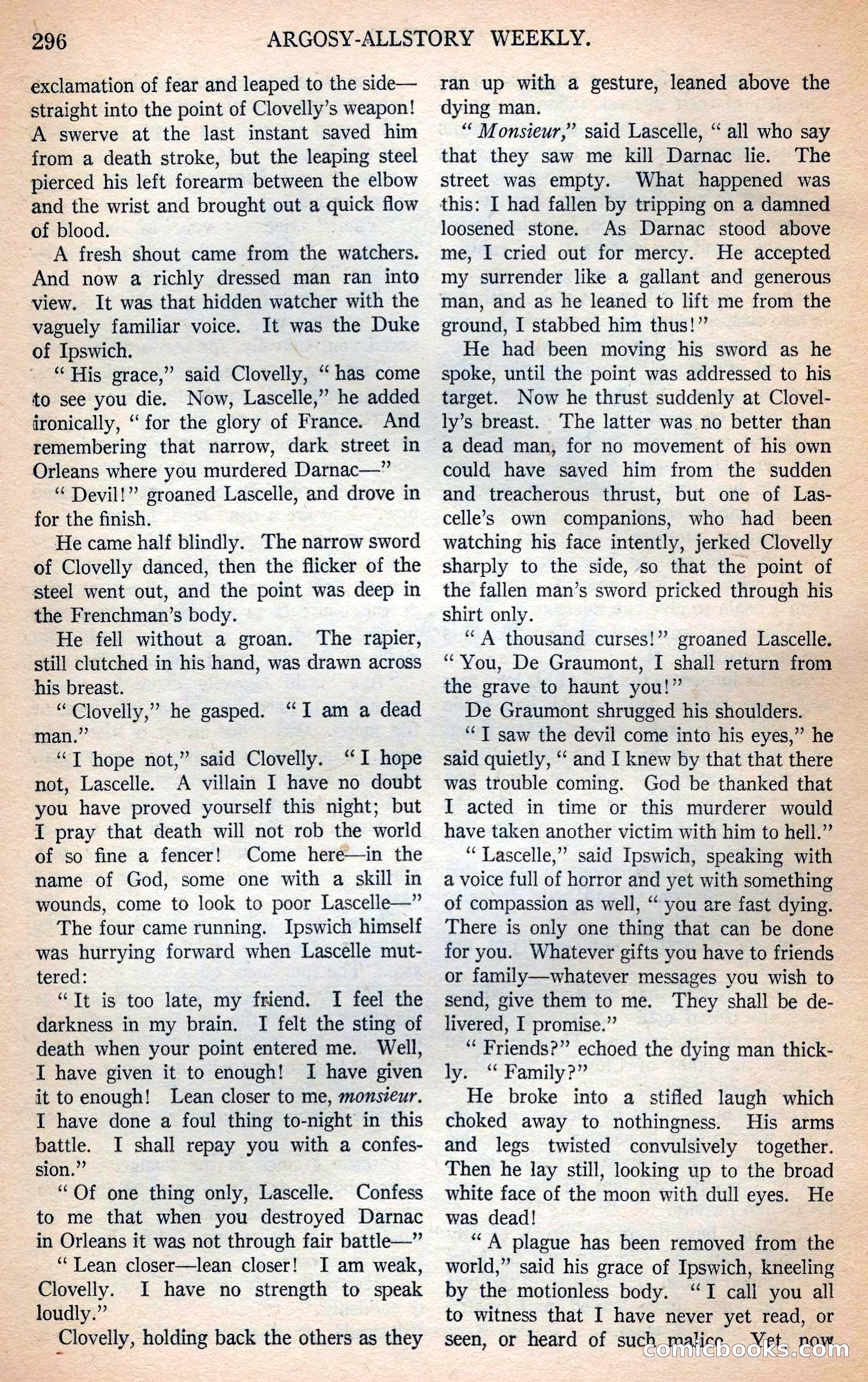 Argosy All-Story Weekly — page 140 of 166