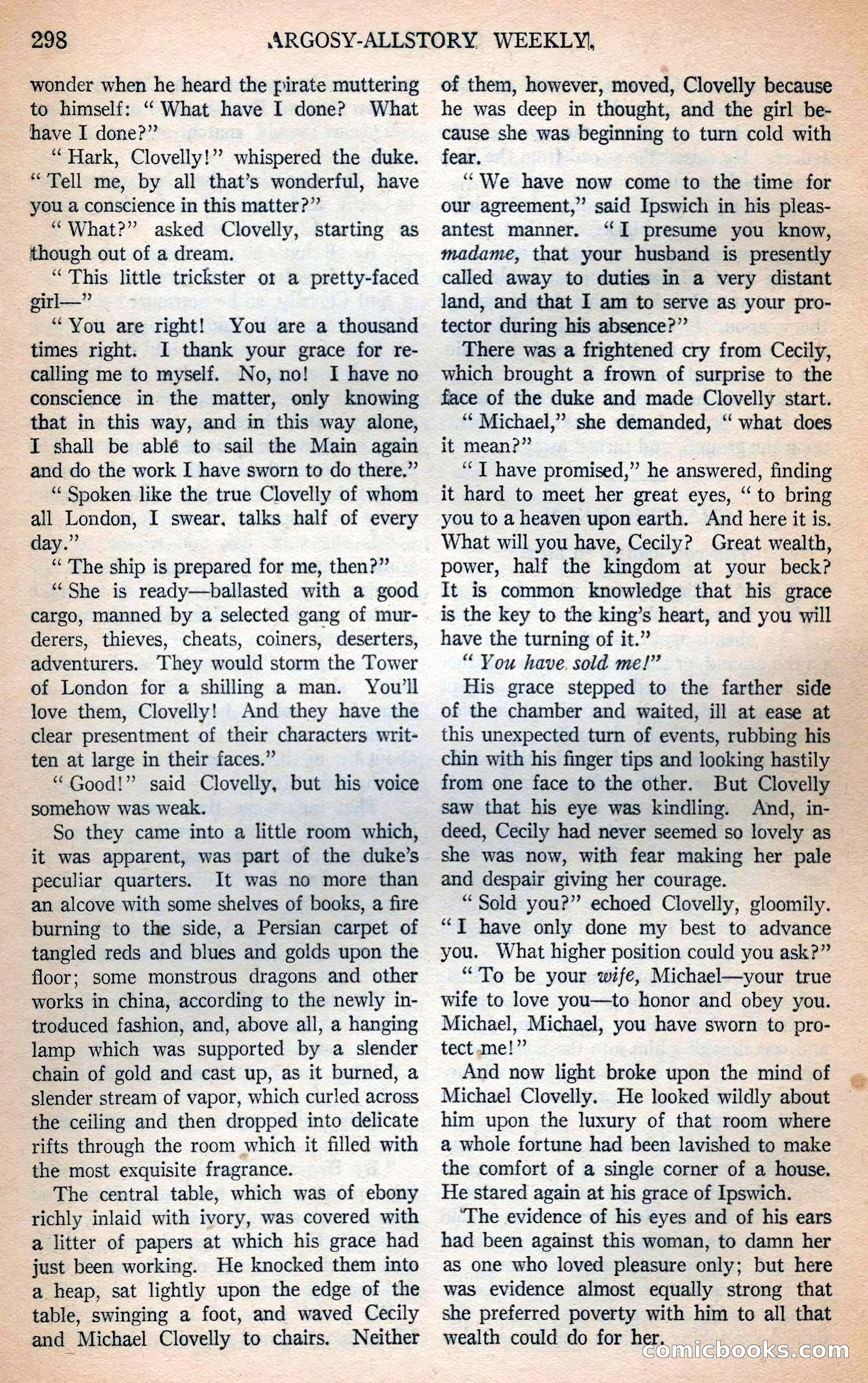 Argosy All-Story Weekly — page 142 of 166