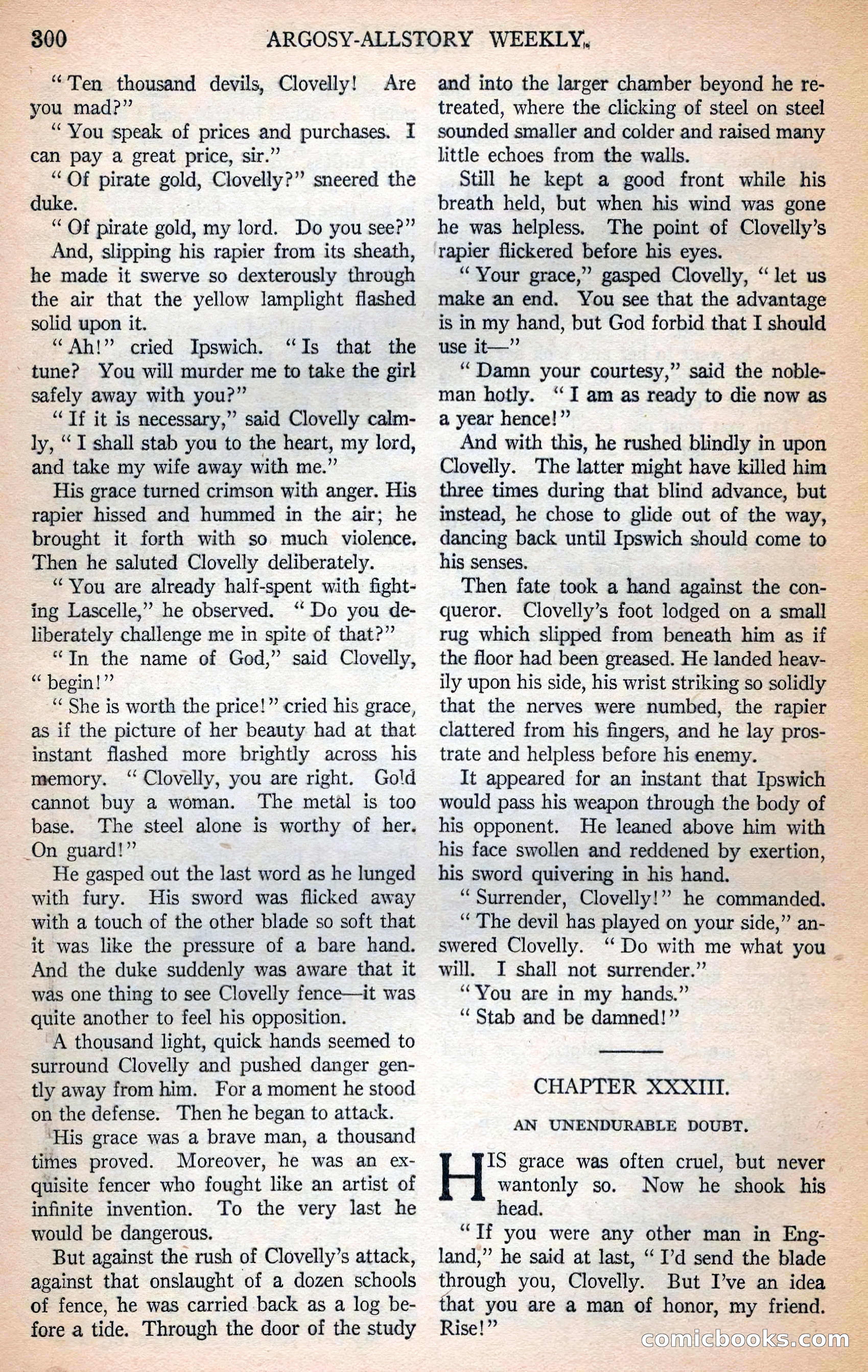 Argosy All-Story Weekly — page 144 of 166