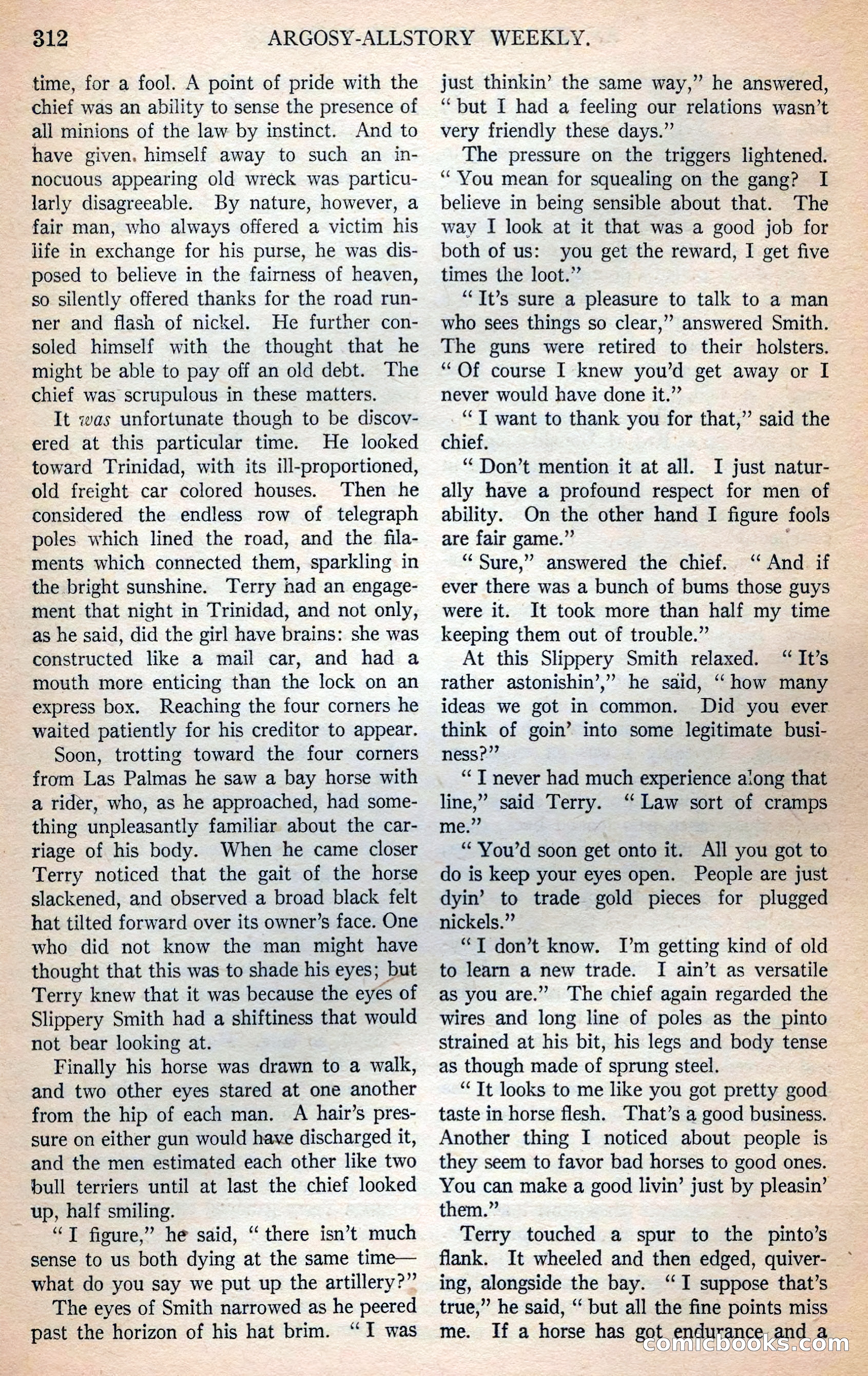 Argosy All-Story Weekly — page 156 of 166
