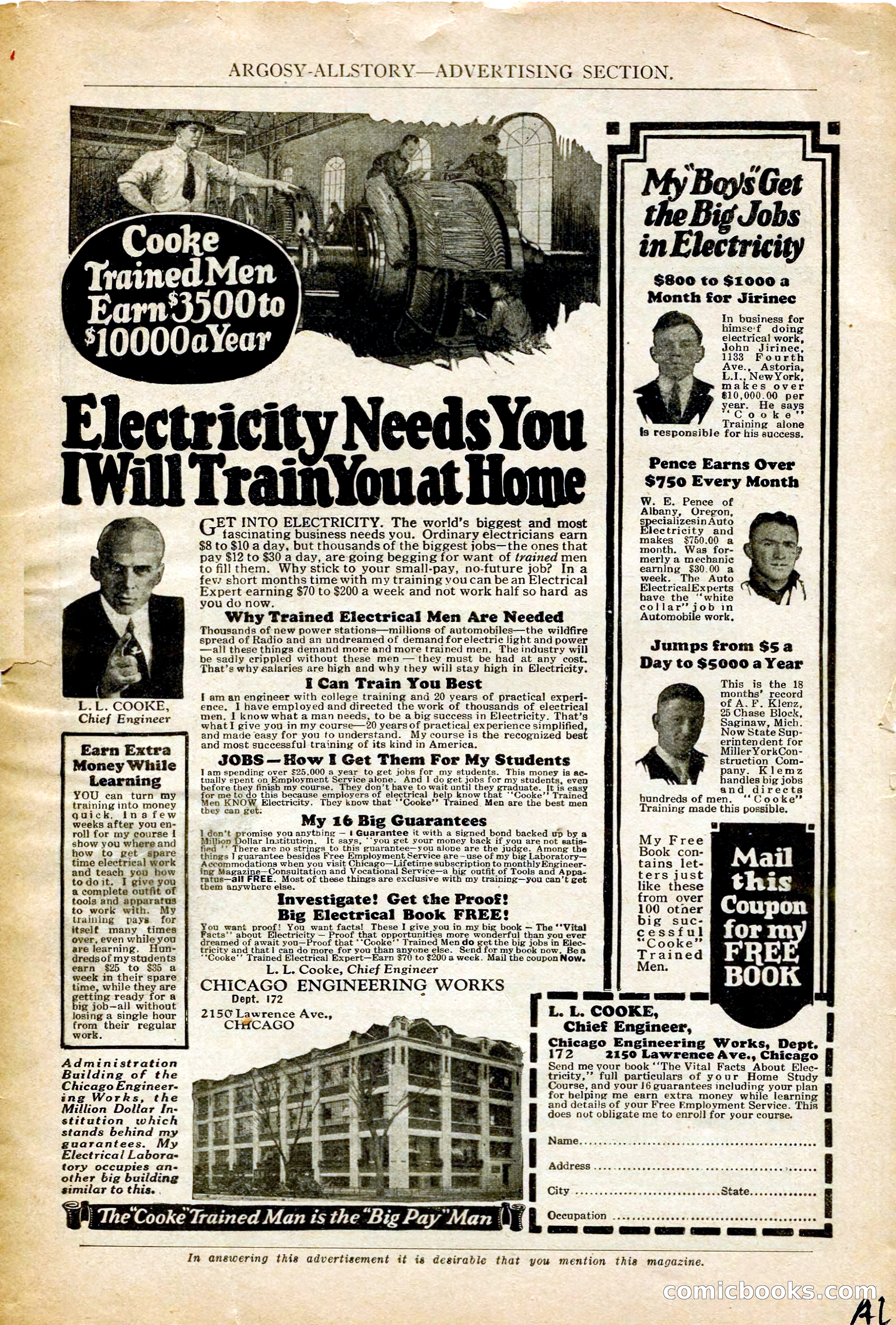 Argosy All-Story Weekly, February 7, 1925 — page 3 of 184