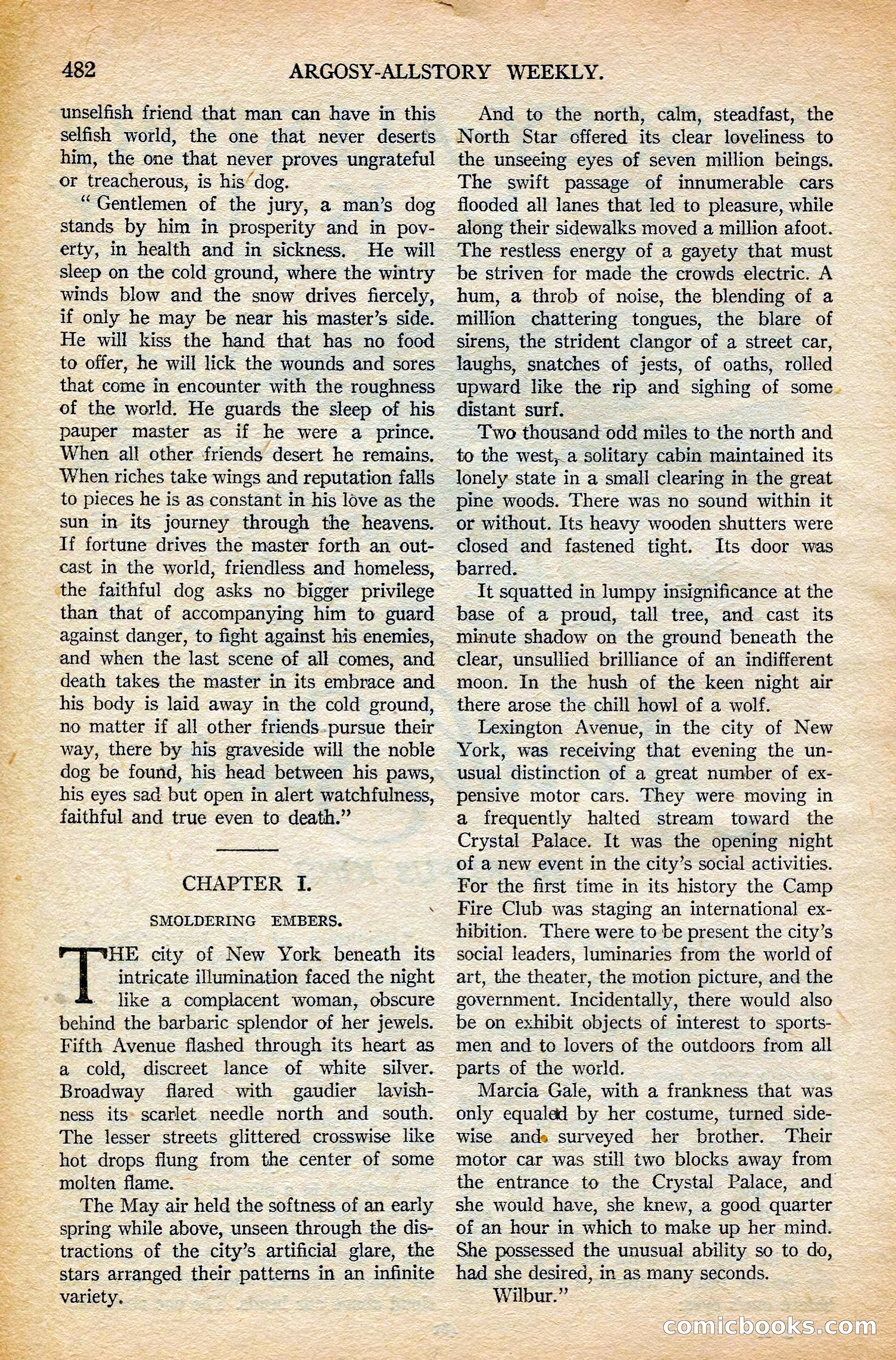 Argosy All-Story Weekly, February 7, 1925 — page 12 of 184