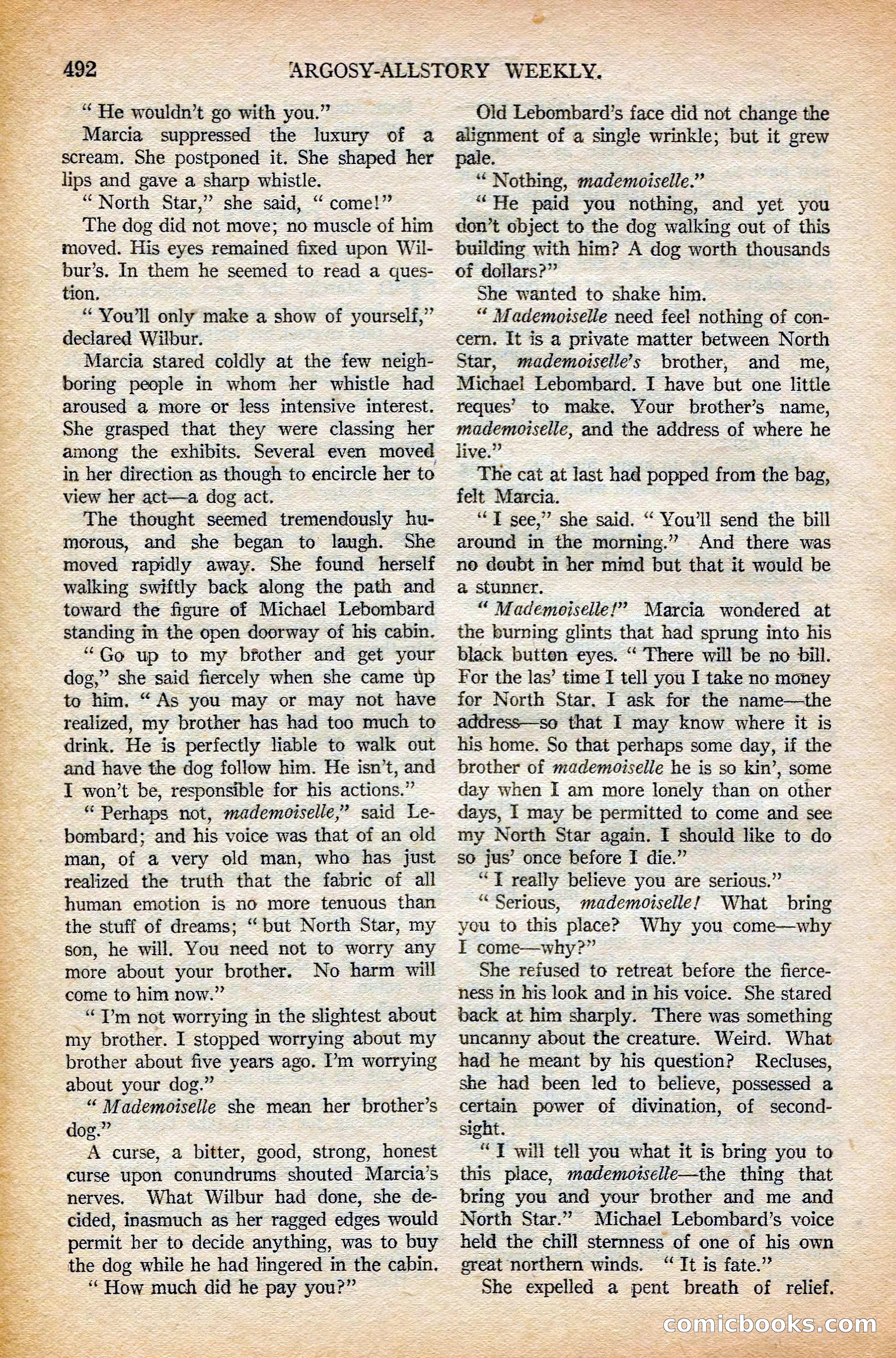 Argosy All-Story Weekly, February 7, 1925 — page 22 of 184