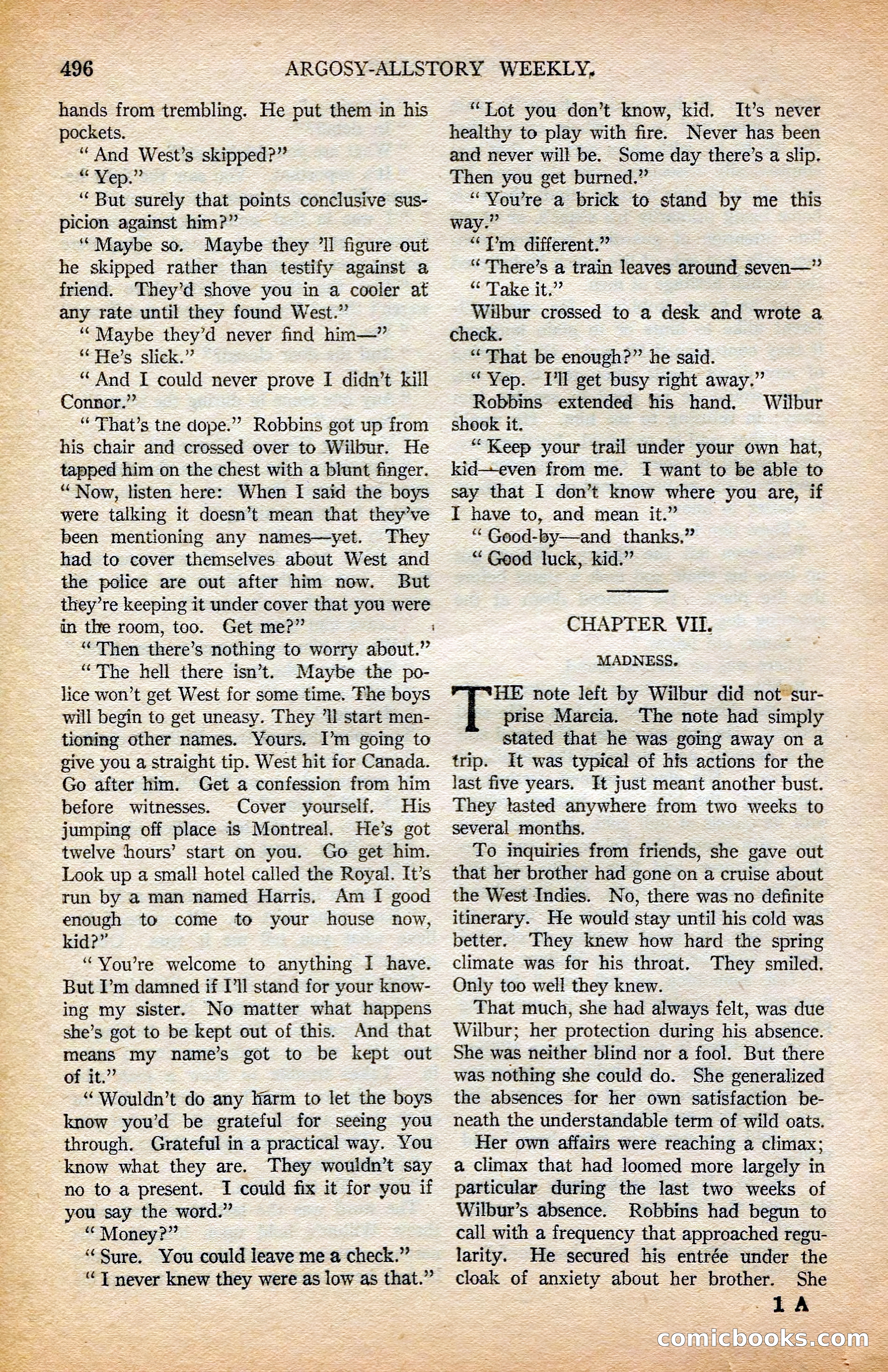 Argosy All-Story Weekly, February 7, 1925 — page 26 of 184
