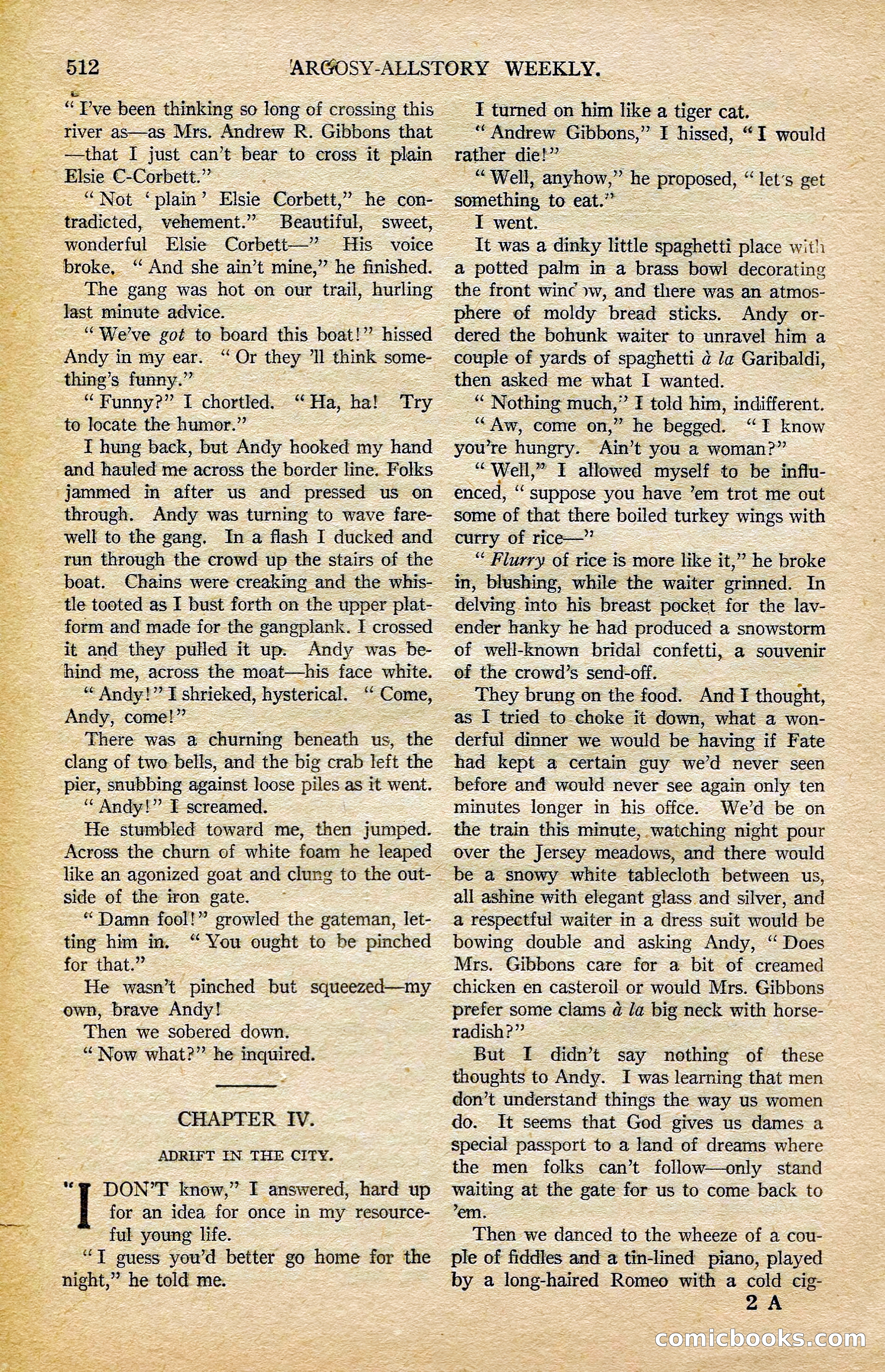 Argosy All-Story Weekly, February 7, 1925 — page 42 of 184
