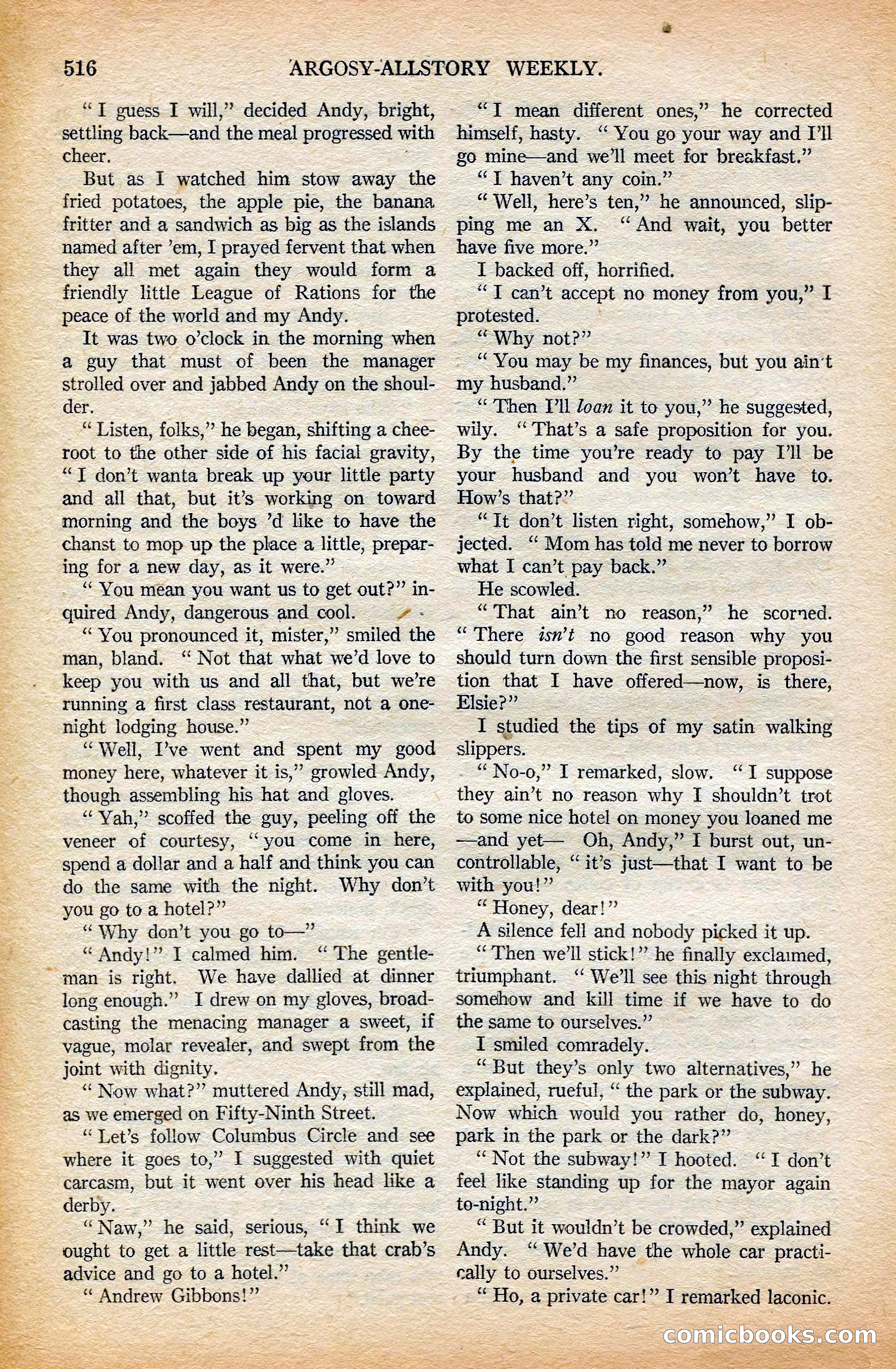 Argosy All-Story Weekly, February 7, 1925 — page 46 of 184