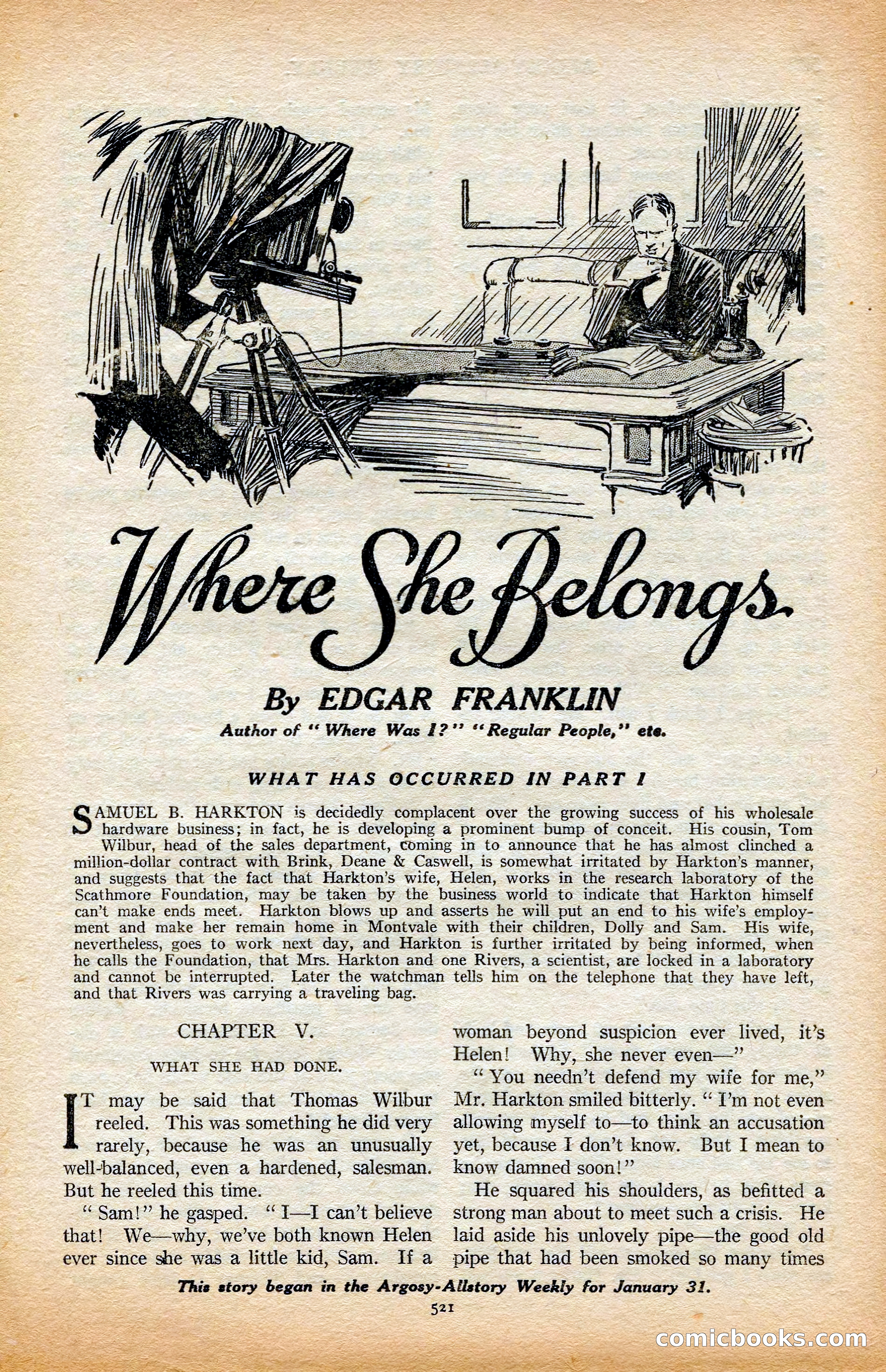 Argosy All-Story Weekly, February 7, 1925 — page 51 of 184