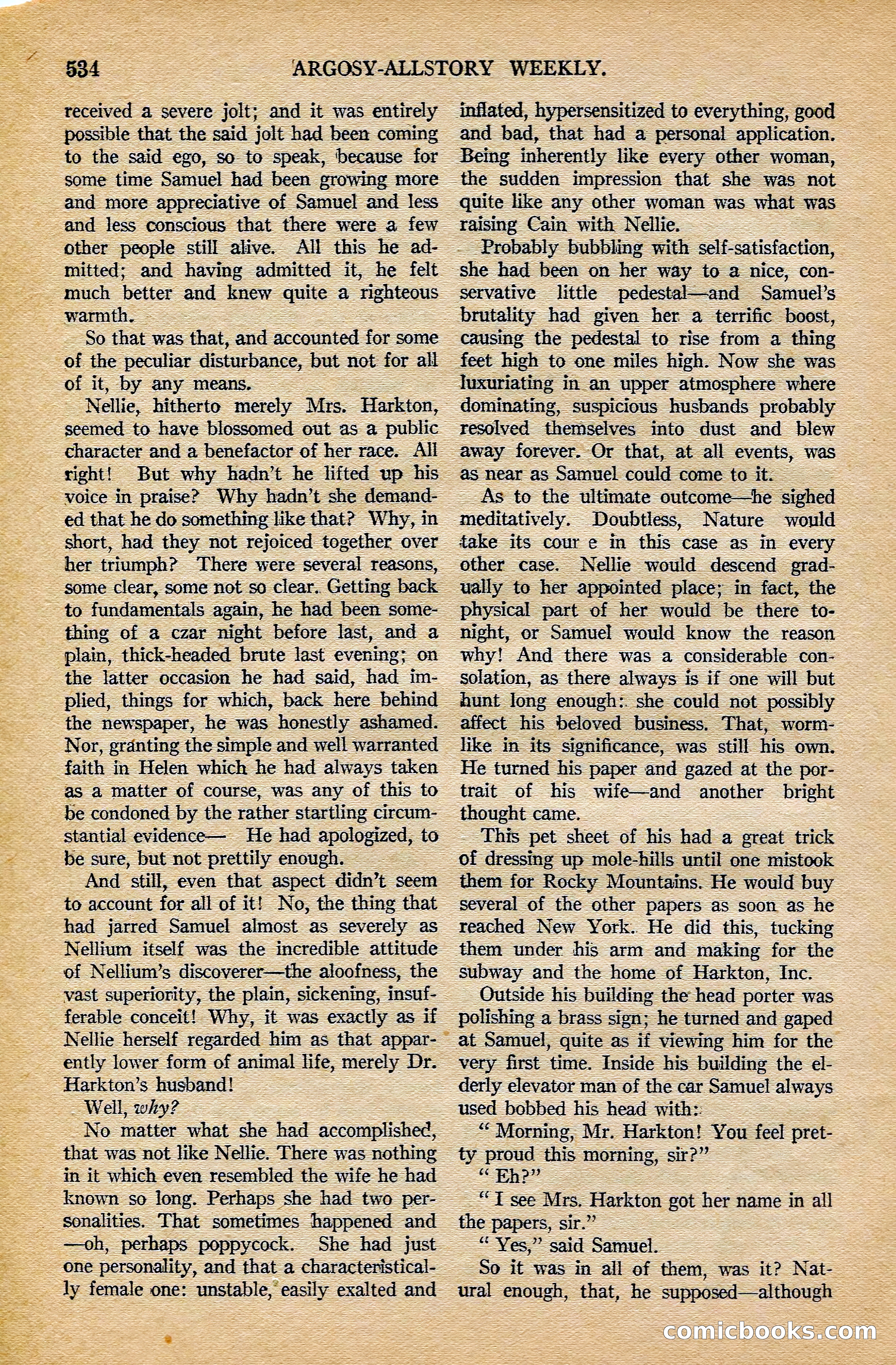 Argosy All-Story Weekly, February 7, 1925 — page 64 of 184