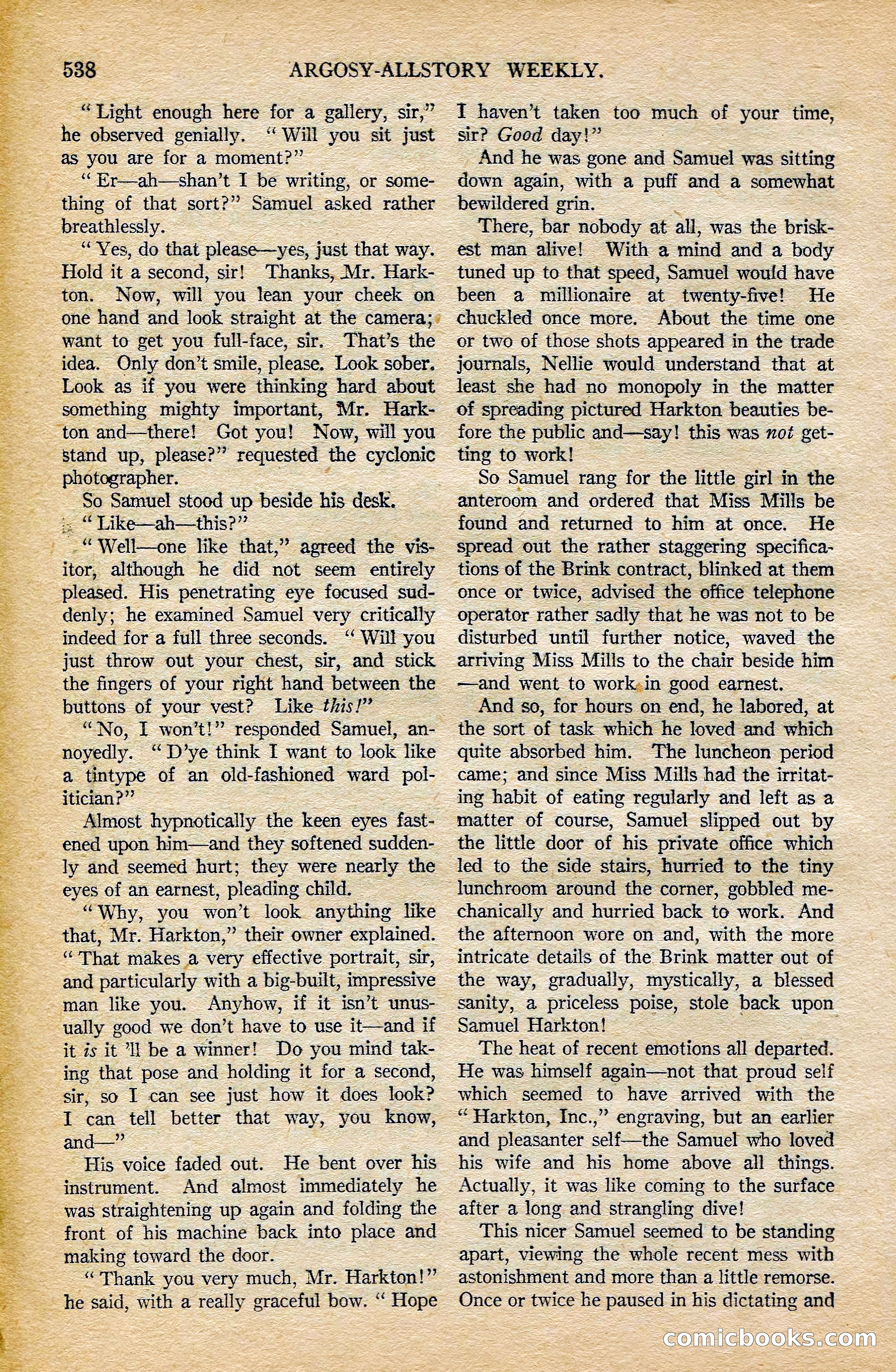 Argosy All-Story Weekly, February 7, 1925 — page 68 of 184