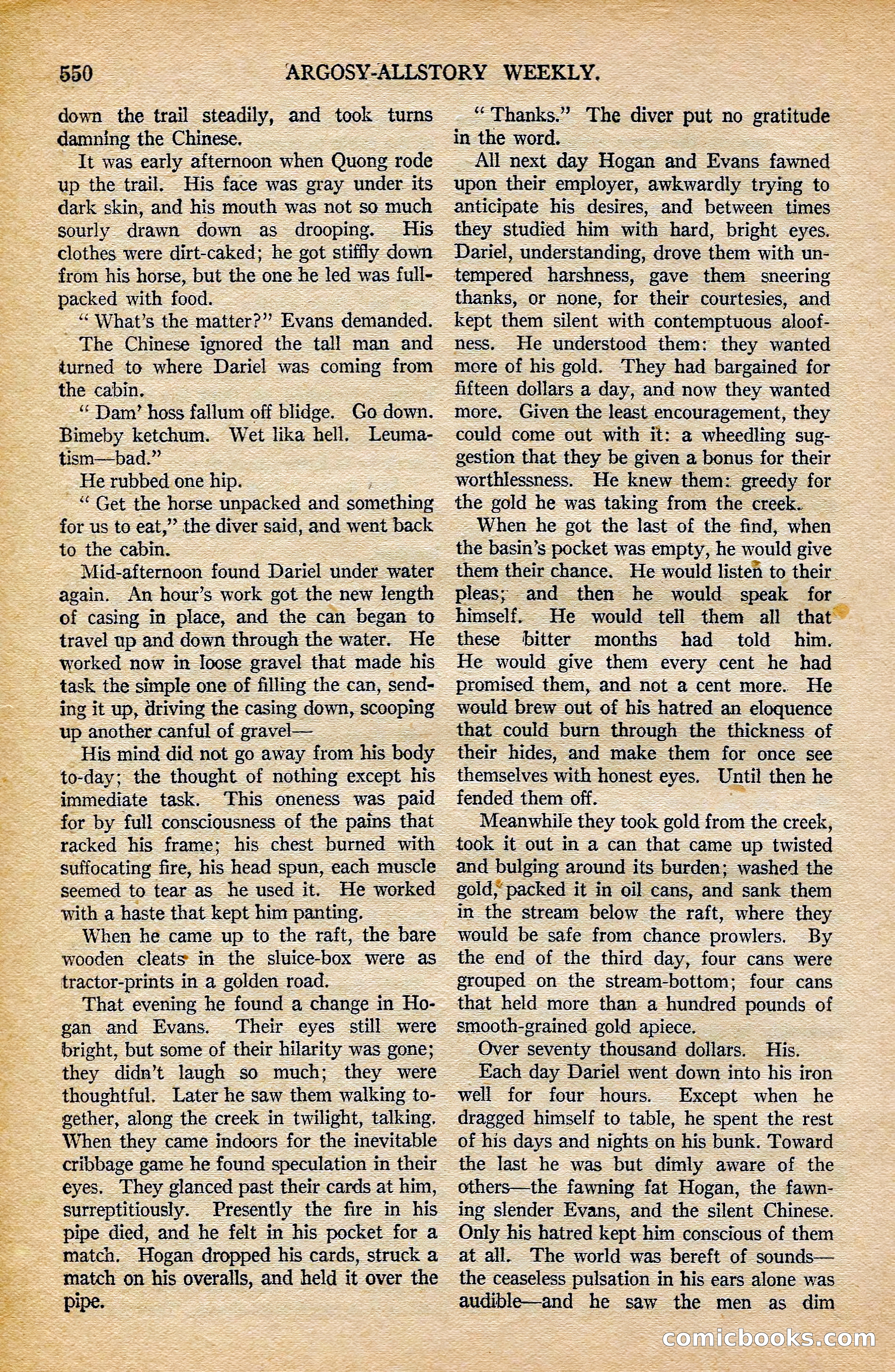 Argosy All-Story Weekly, February 7, 1925 — page 80 of 184